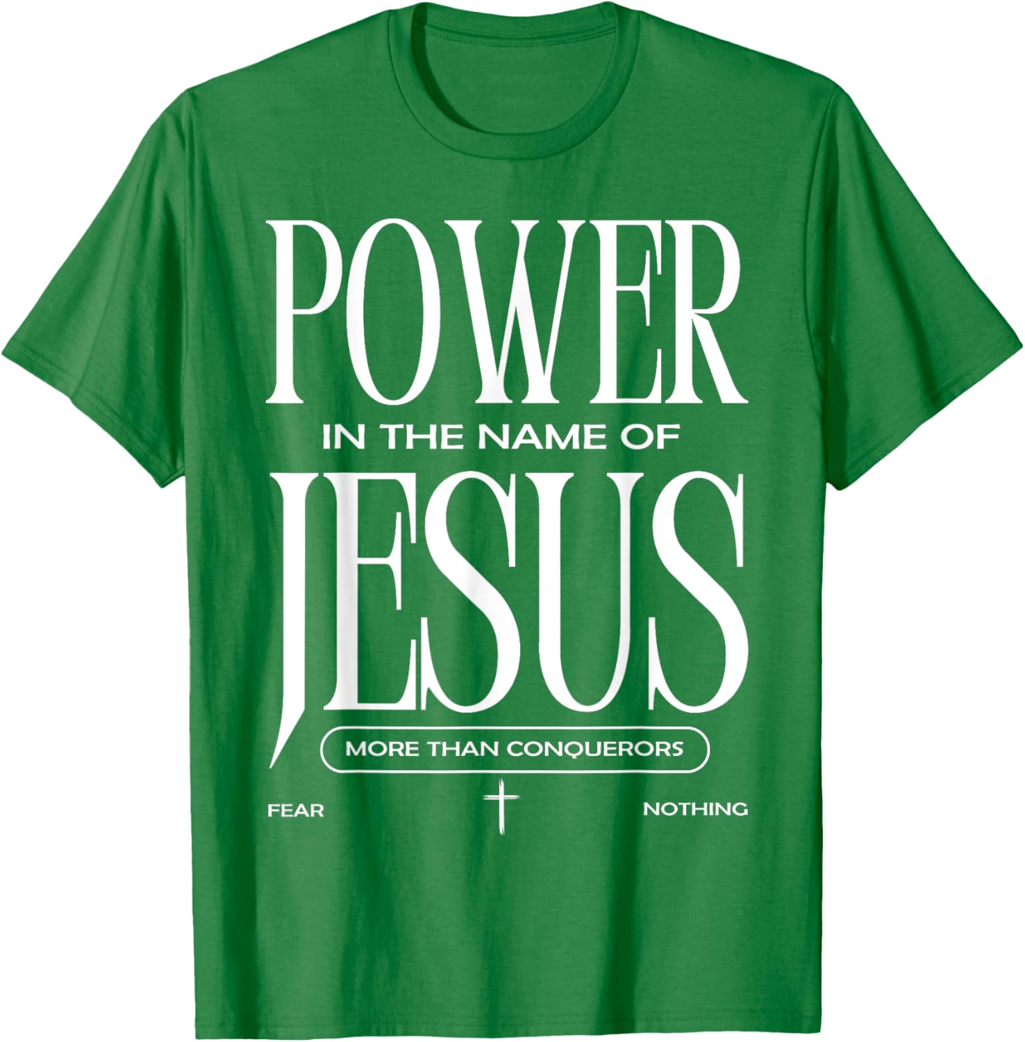 Power In The Name Of Jesus T-Shirt Faith Inspired Christian Apparel - 7