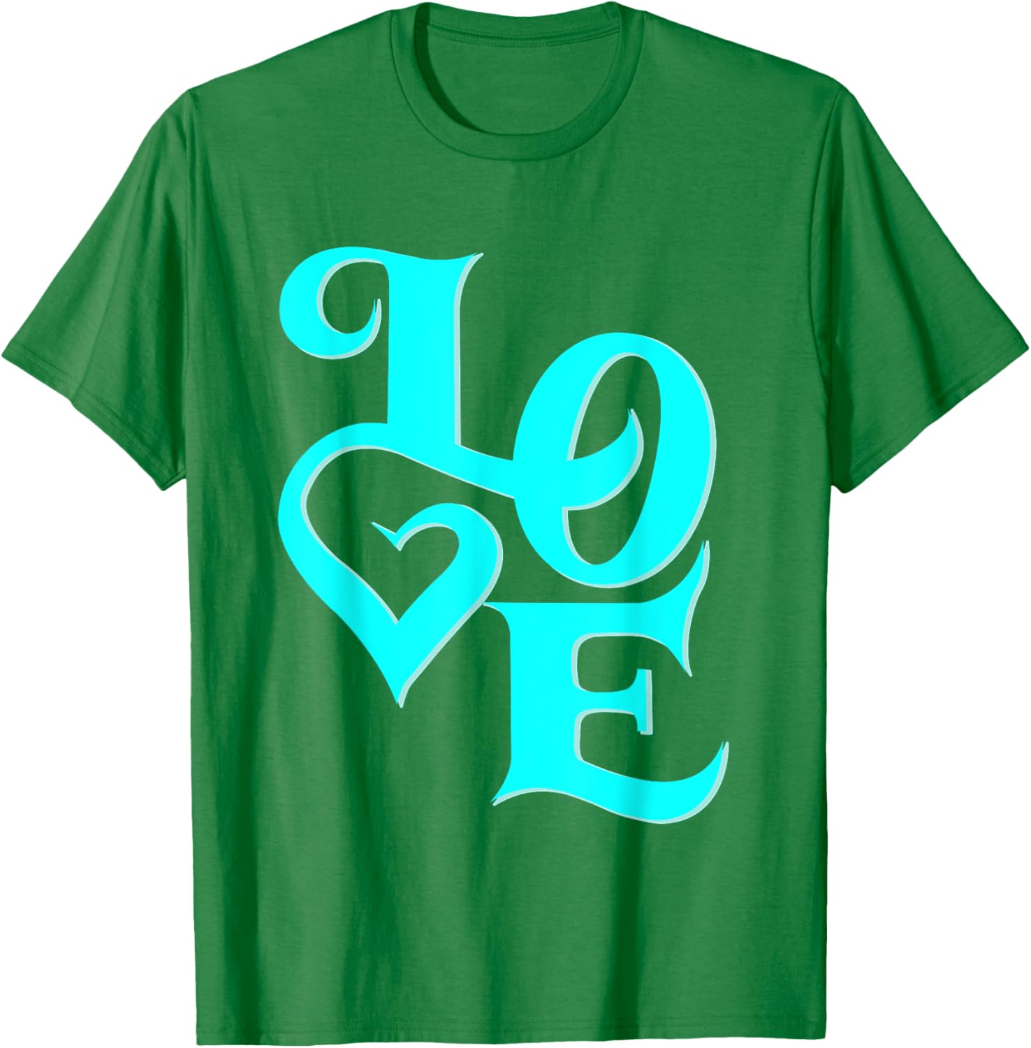 Stylish Turquoise Graphic T-Shirt Perfect for Fashionable Outfits - 14