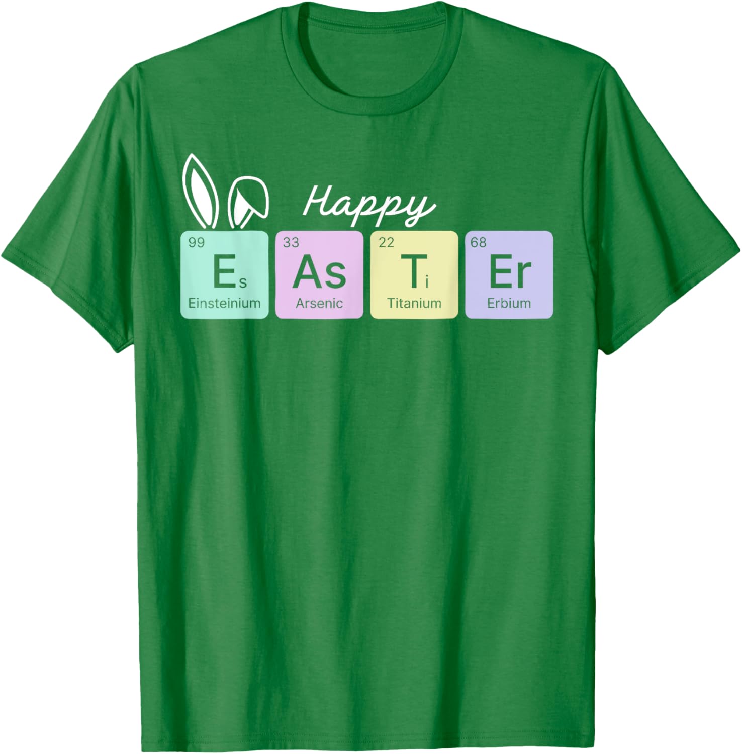 Happy Easter Chemistry Teacher T-Shirt with Periodic Table Design - 6
