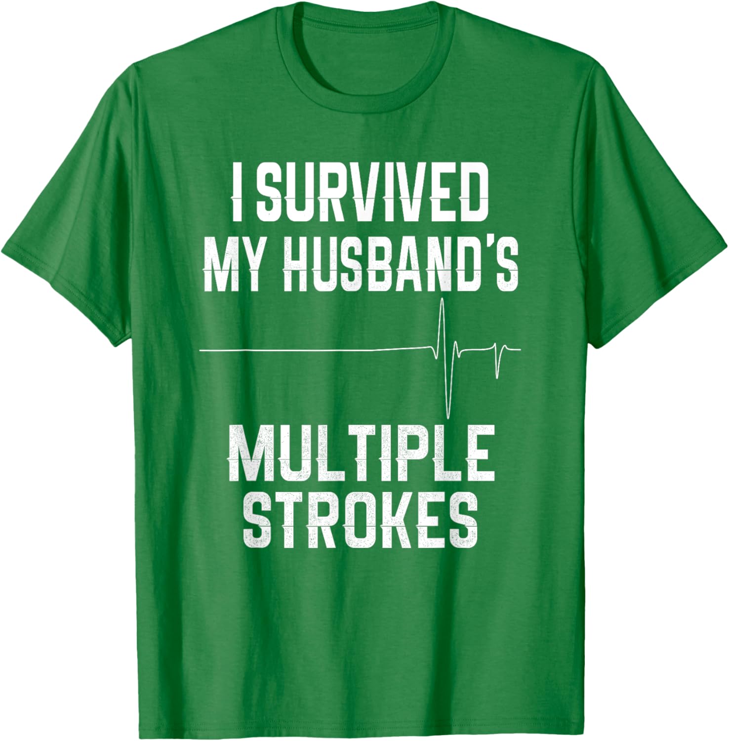 I Survived My Husband's Strokes Supportive Wife T-Shirt for Caregivers - 13