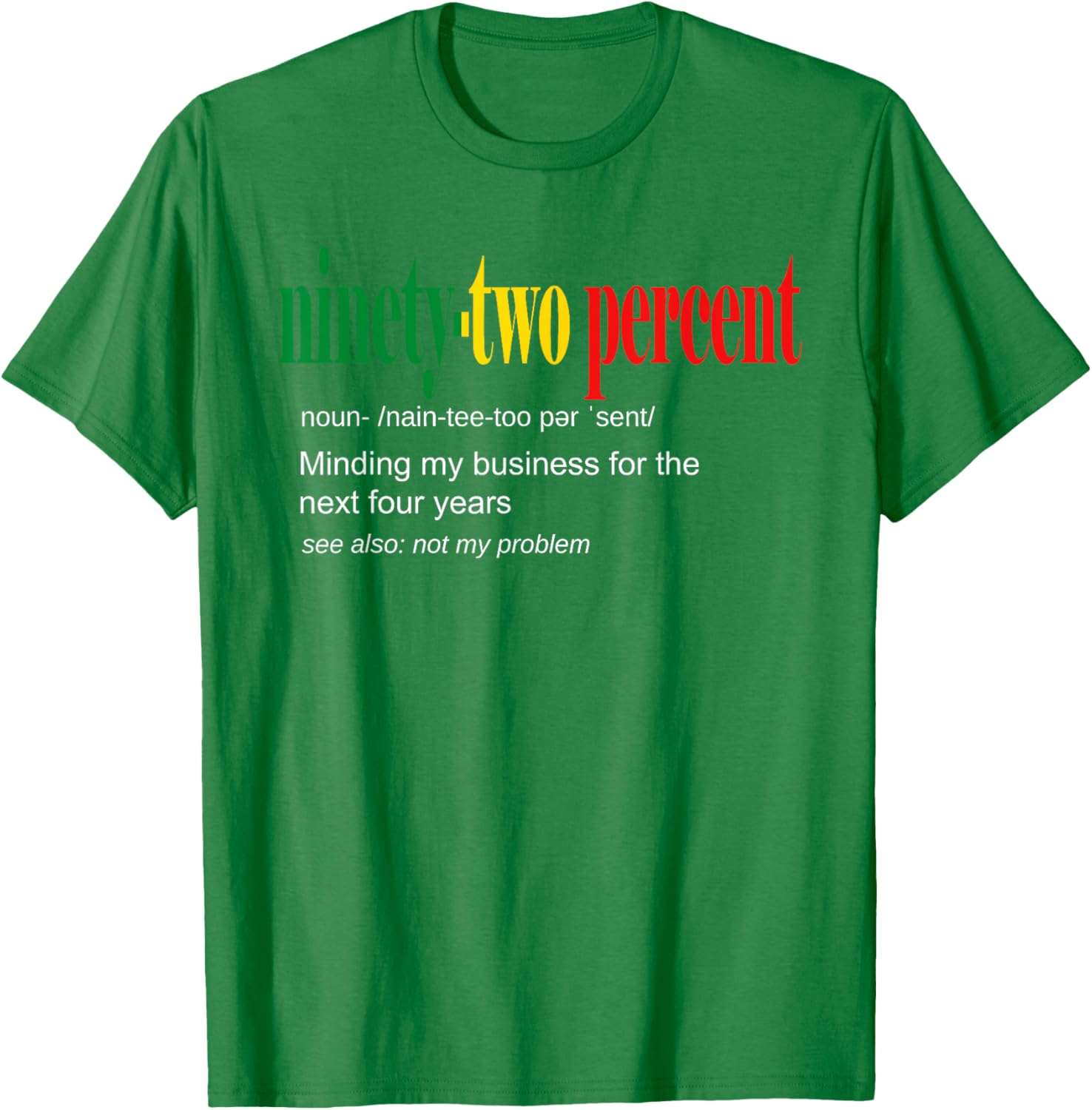 92% Black Women Minding My Business T-Shirt for Confident Style - 3