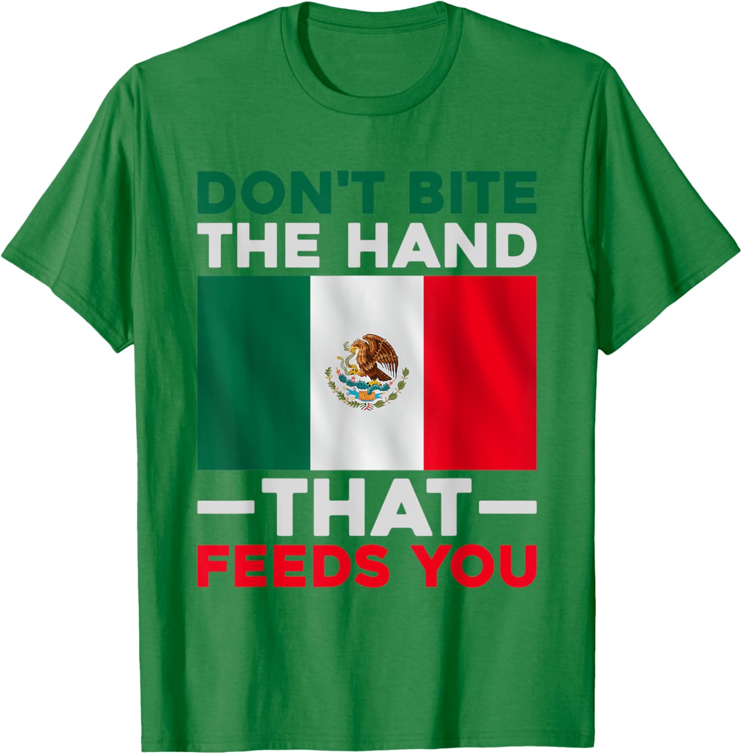 Don't Bite the Hand That Feeds You Immigration Ice Raids T-Shirt - 27