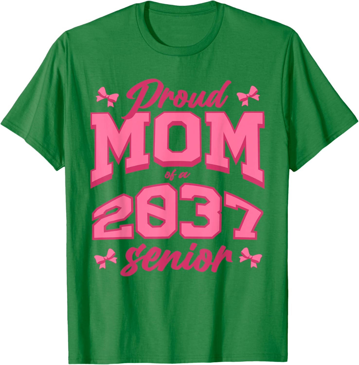 Proud Mom of 2037 Graduate Coquette T-Shirt - Stylish and Fun Apparel - 13