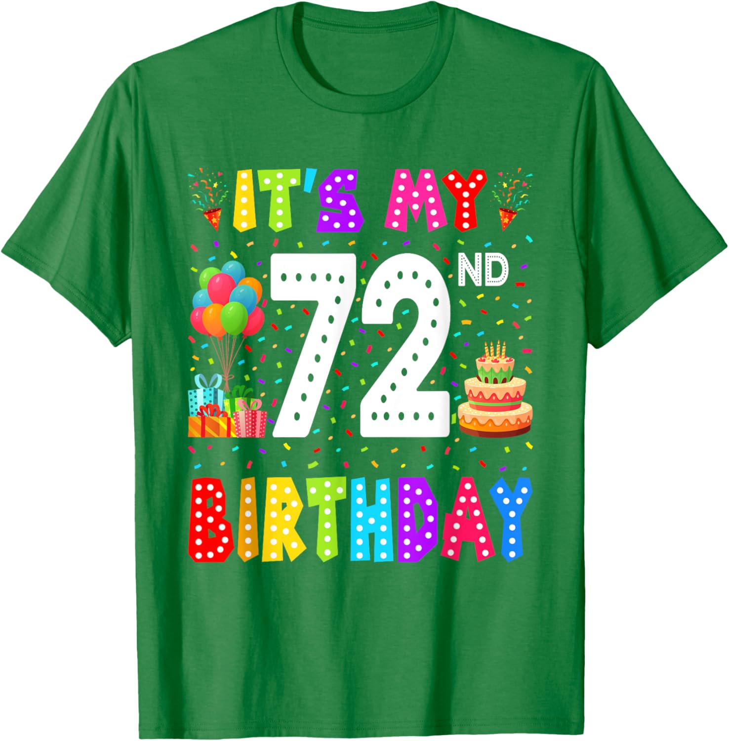 Funny 72nd Birthday T-Shirt for Men and Women - Perfect Gift Idea - 9