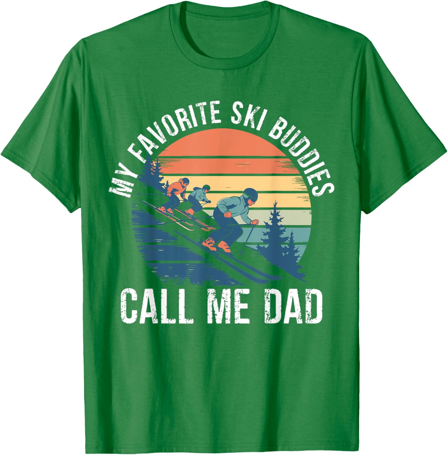 Retro Ski Dad T-Shirt for Ski Lovers, Perfect Gift for Ski Buddies - 22