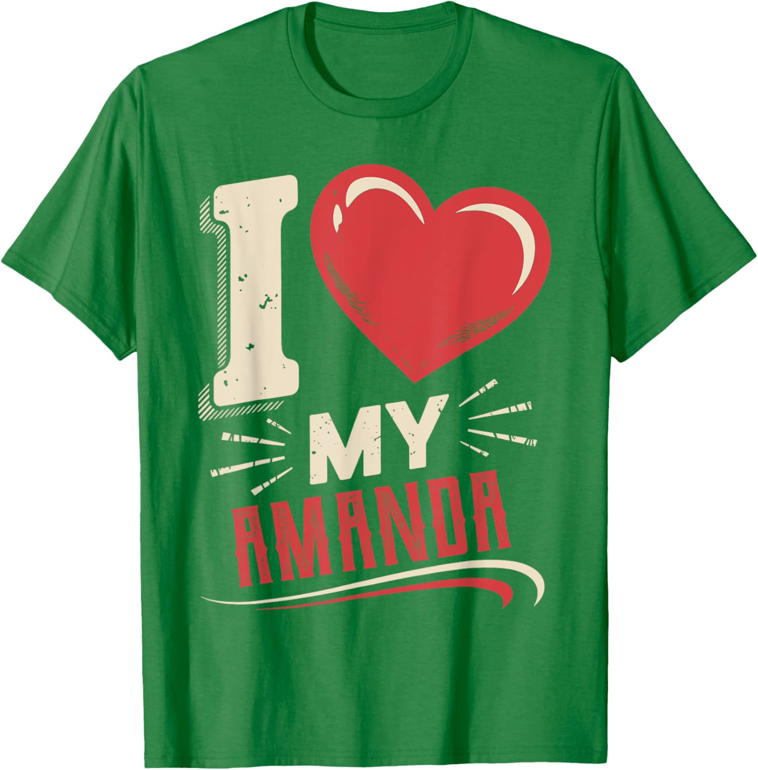 I Love My AMANDA T-Shirt Perfect Gift for AMANDA - Stylish and Fun Design - 28