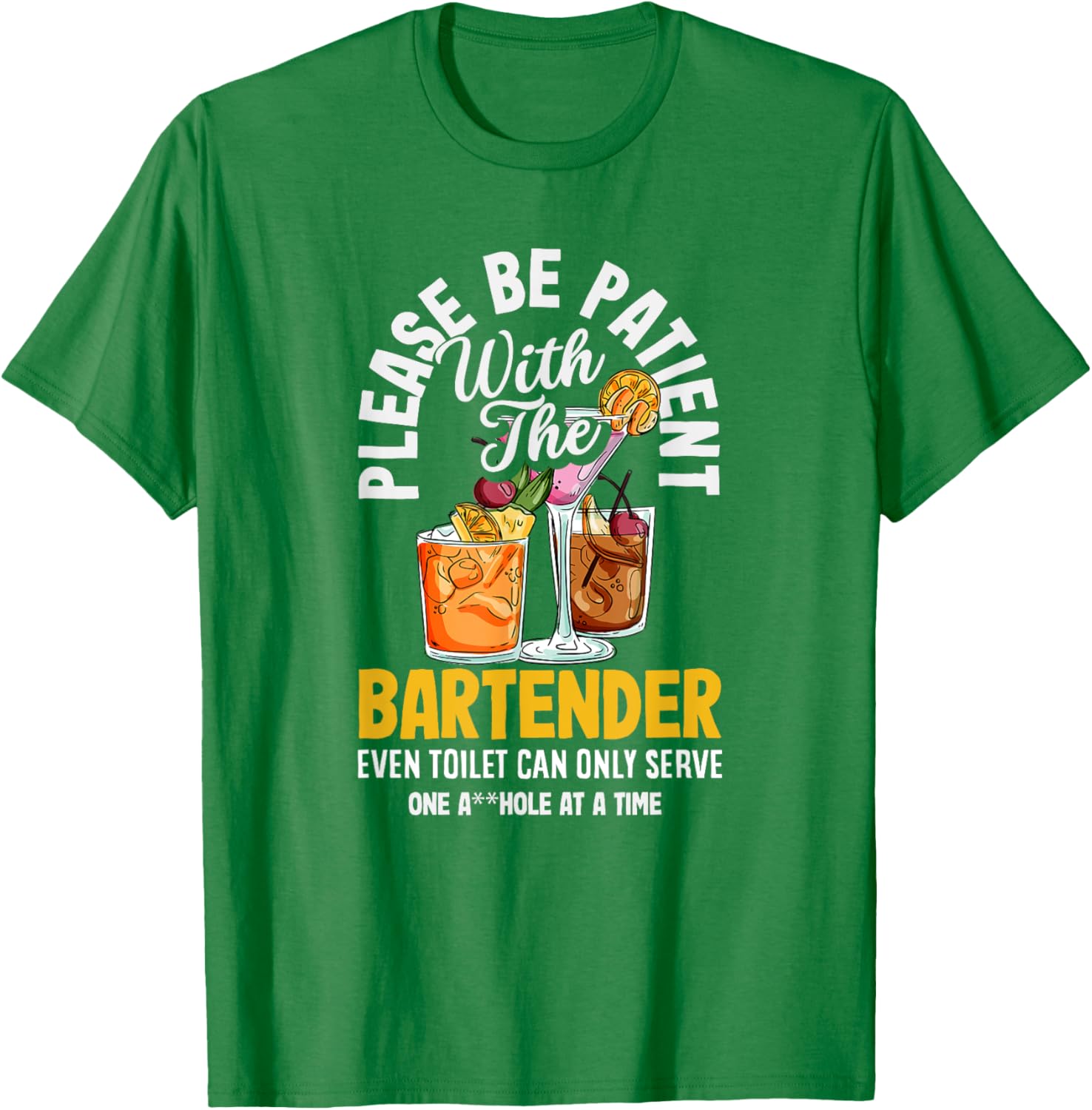 Funny Bartender Please Be Patient T-Shirt for Bar Lovers and Friends - 7