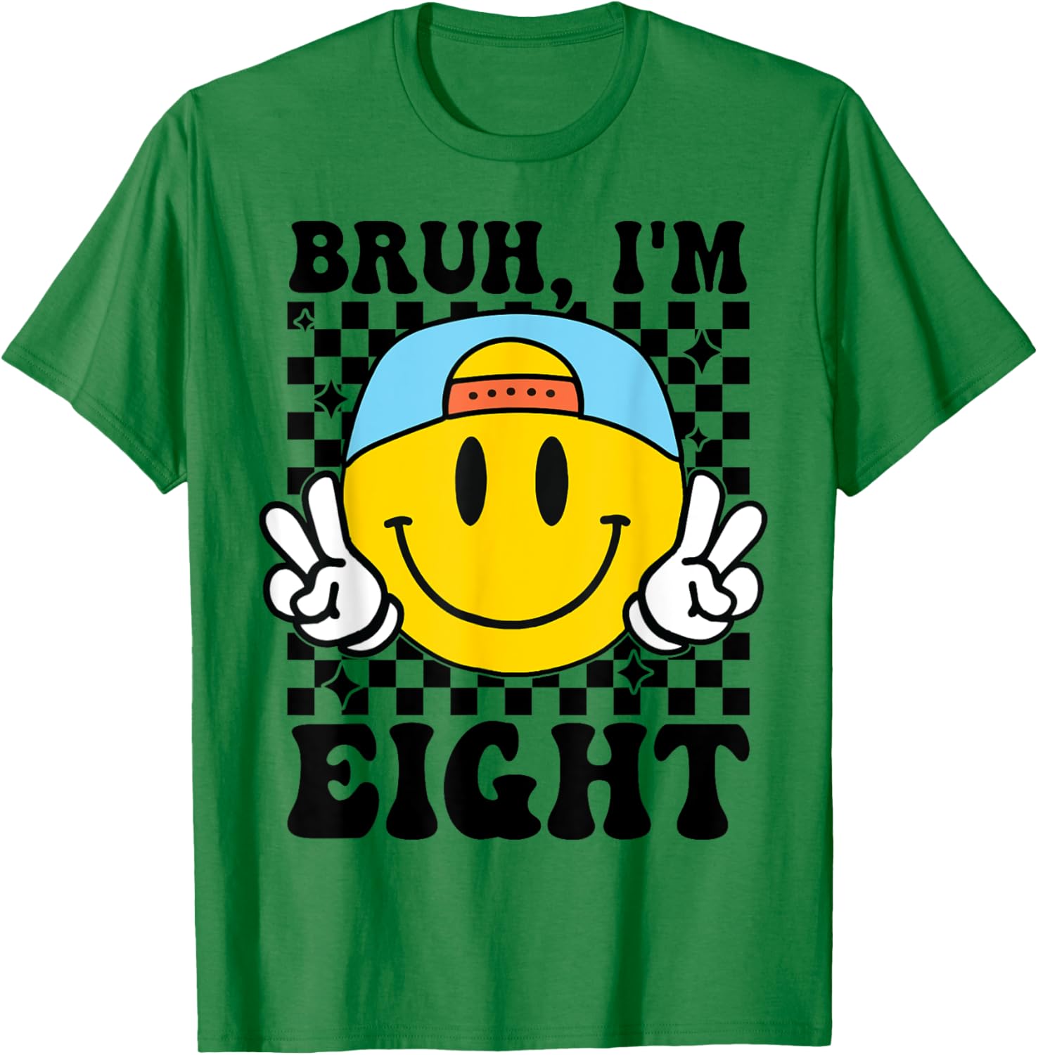 Groovy 8th Birthday T-Shirt for Boys and Girls Fun Gift Idea - 6