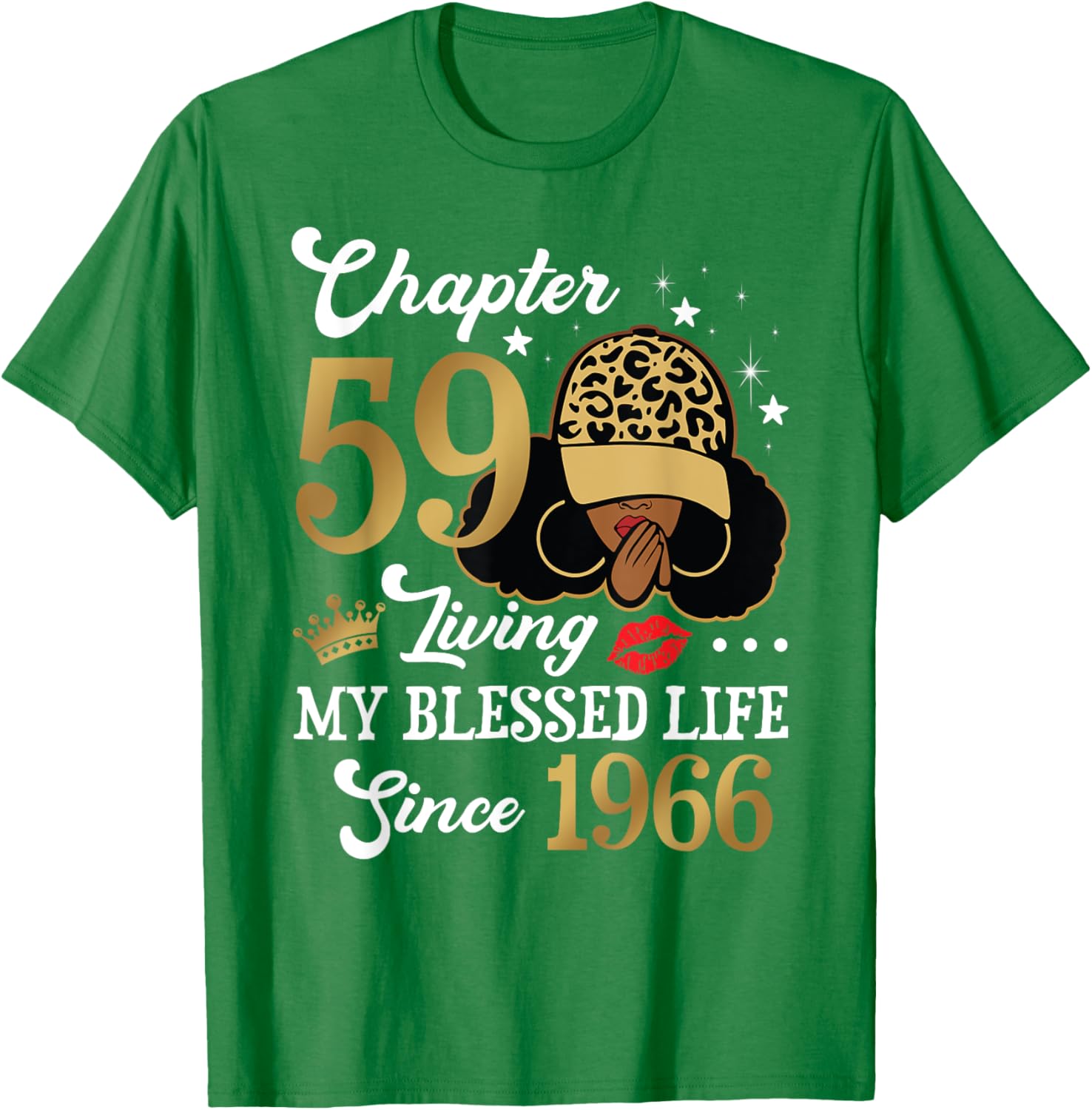 Black Woman Chapter 59 Blessed Life Since 1966 T-Shirt for All Ages - 17