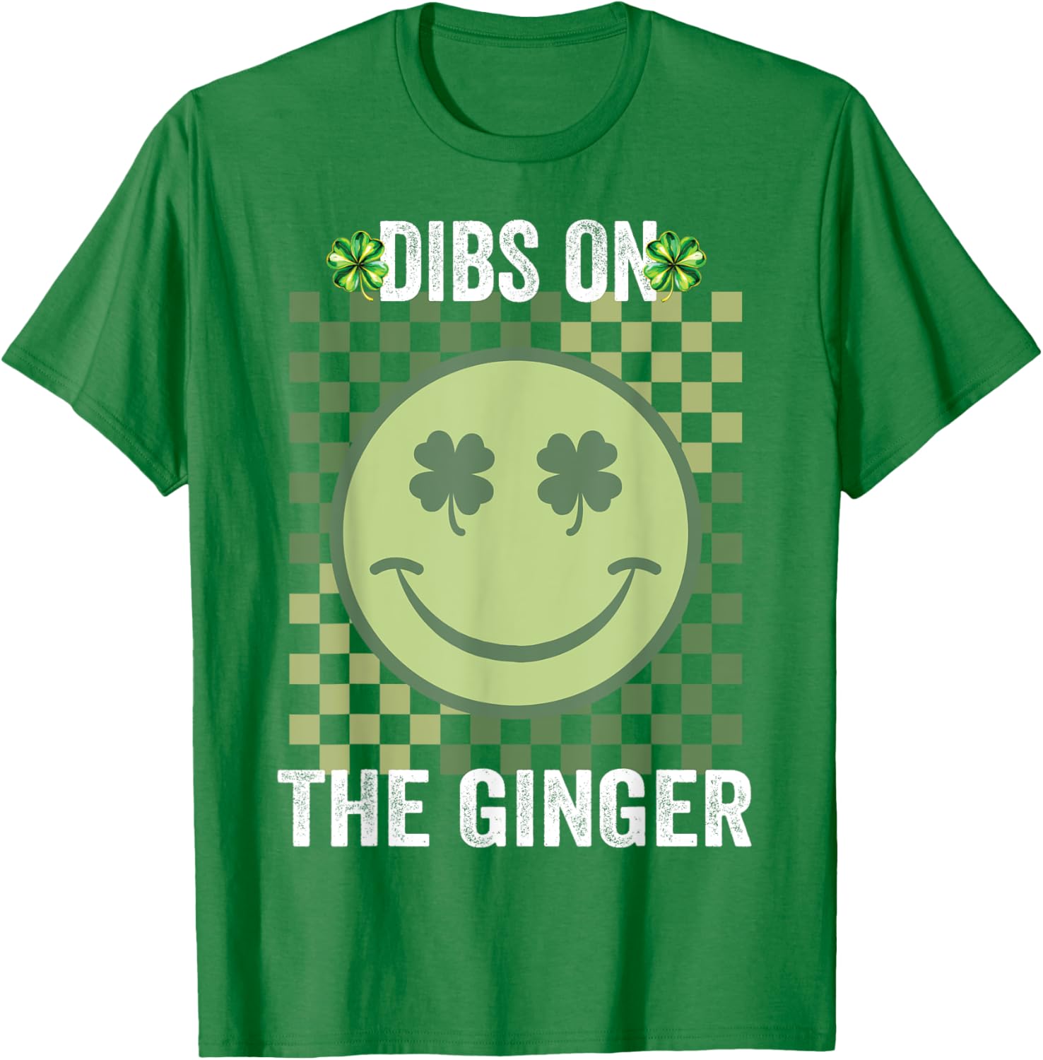 Dibs on the Ginger St Patrick's Shamrock T-Shirt for Women and Girls - 26
