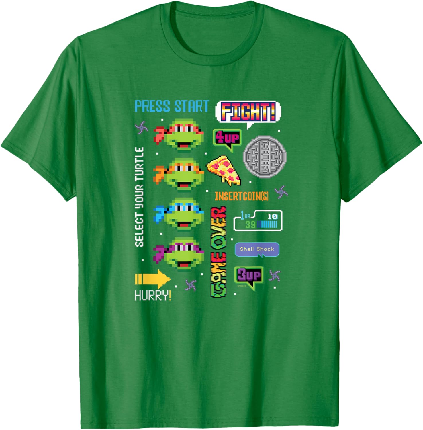 Teenage Mutant Ninja Turtles Icon Cluster T-Shirt for Cool Teens - 9
