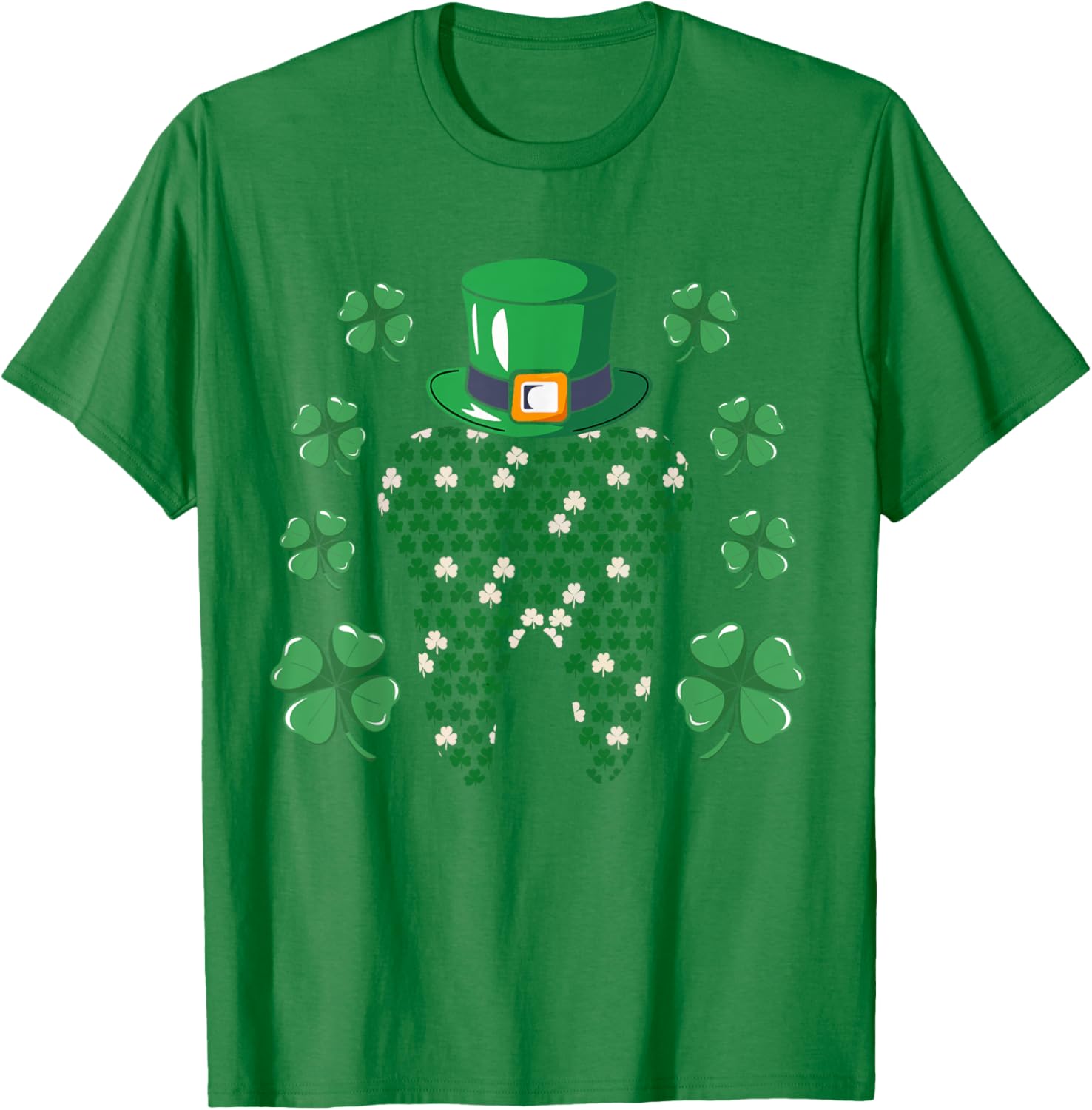 Tooth Leprechaun Hat St Patrick's Day Dentist T-Shirt for Men - 19