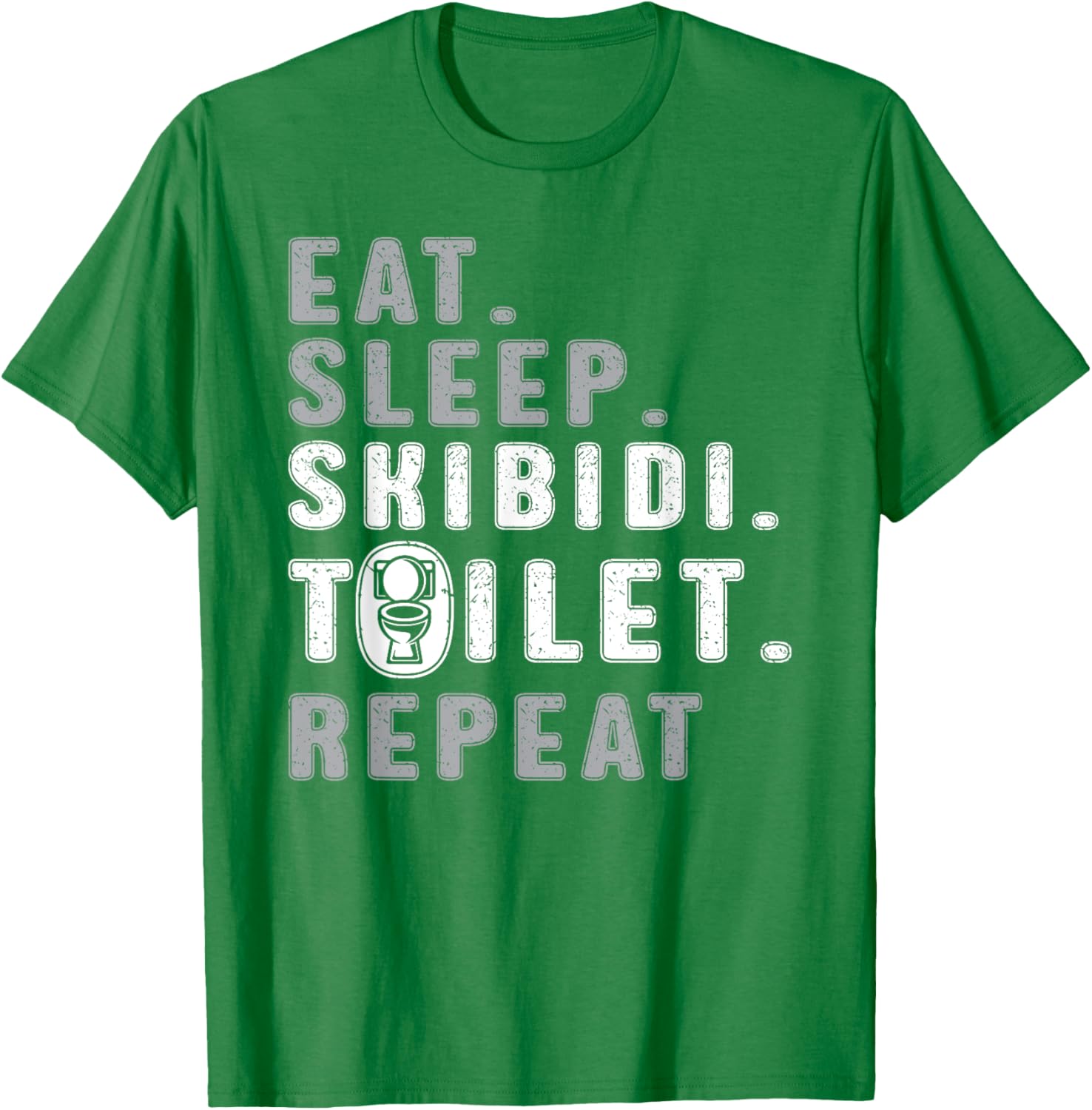 Funny Eat Sleep Skibidi Toilet Meme T-Shirt for Rizz Lovers - 12