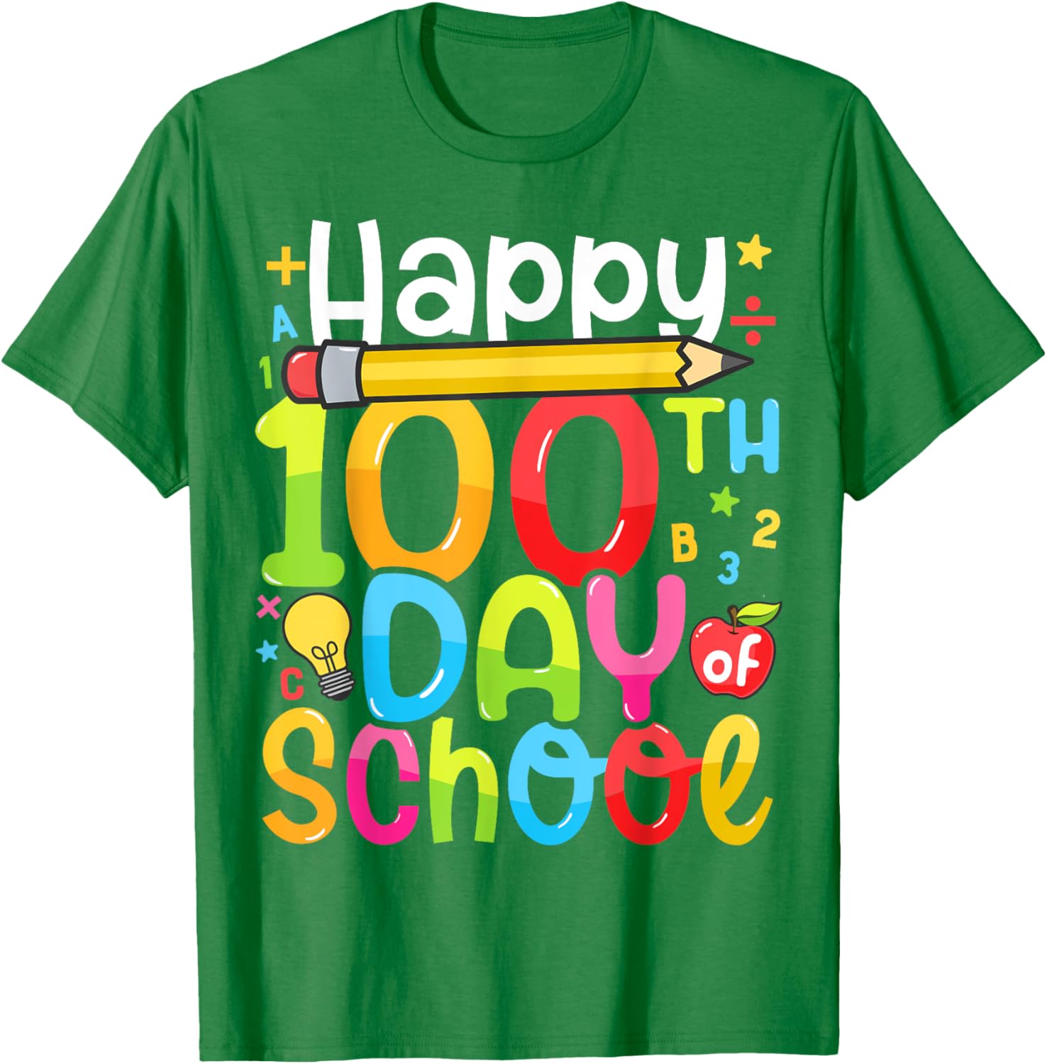 Happy 100th Day of School T-Shirt for Kids and Teachers – Fun Celebration Gear - 12