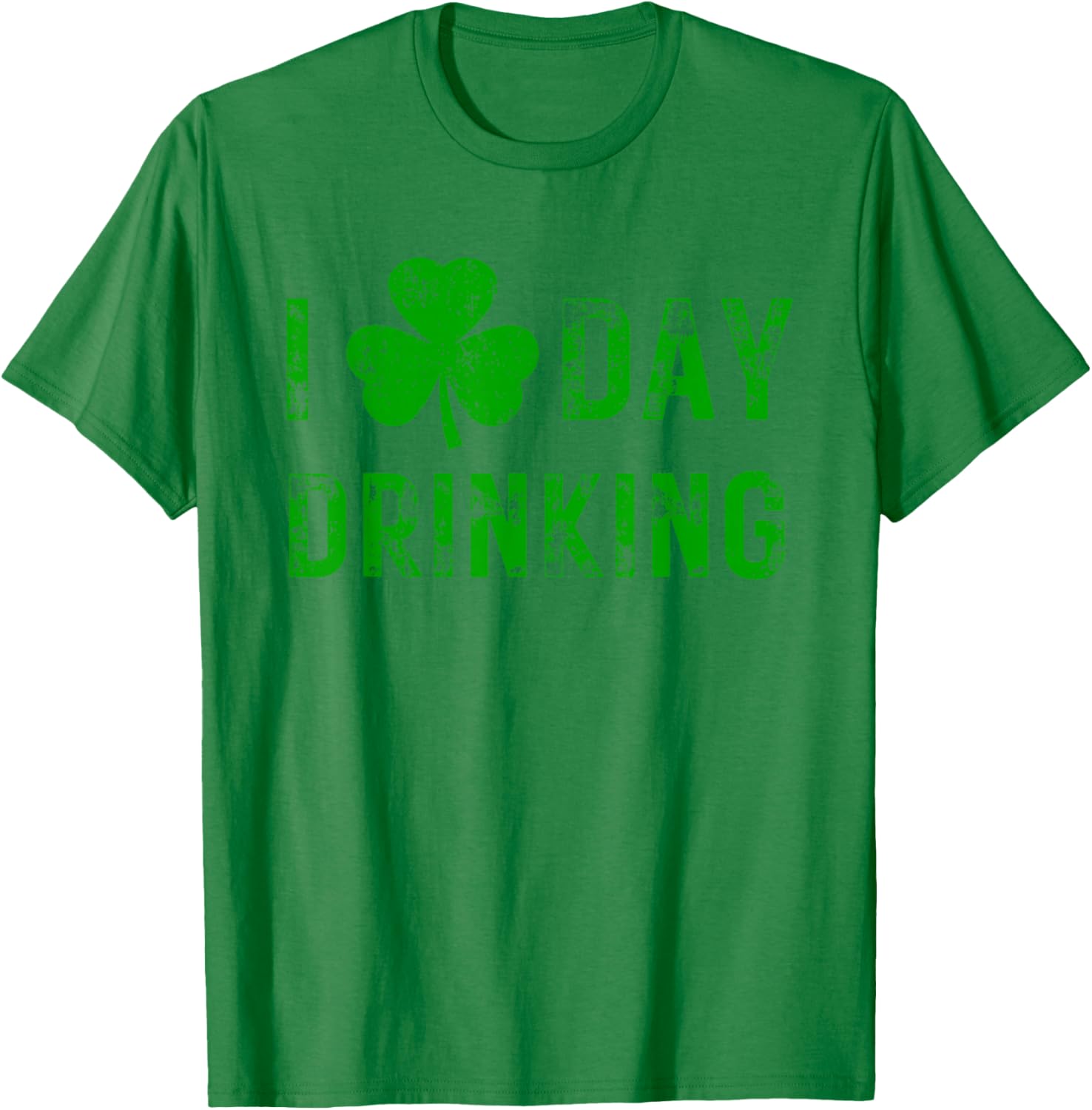 I Love Day Drinking Shamrock Heart St Paddy's Day T-Shirt for Fun Celebrations - 10