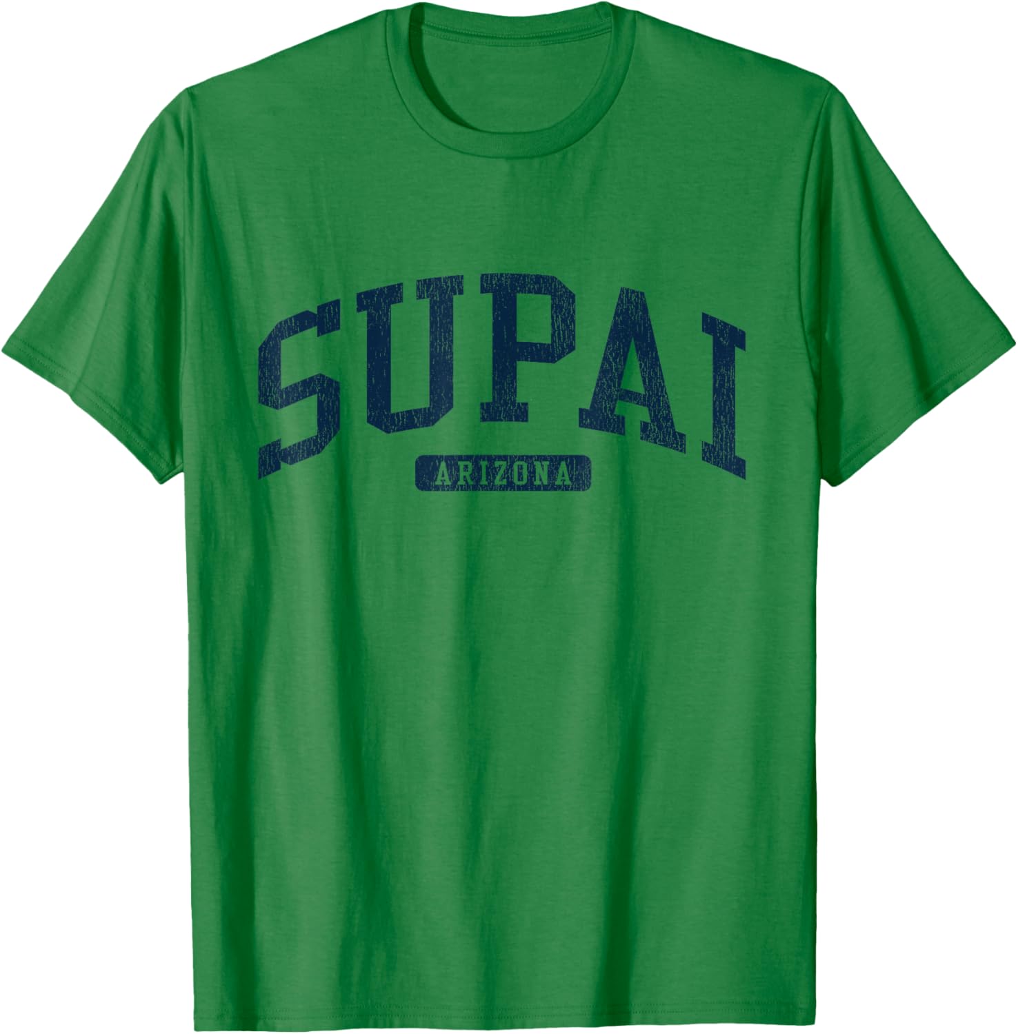 Supai Arizona College University Style Blue T-Shirt for a Casual Look - 8