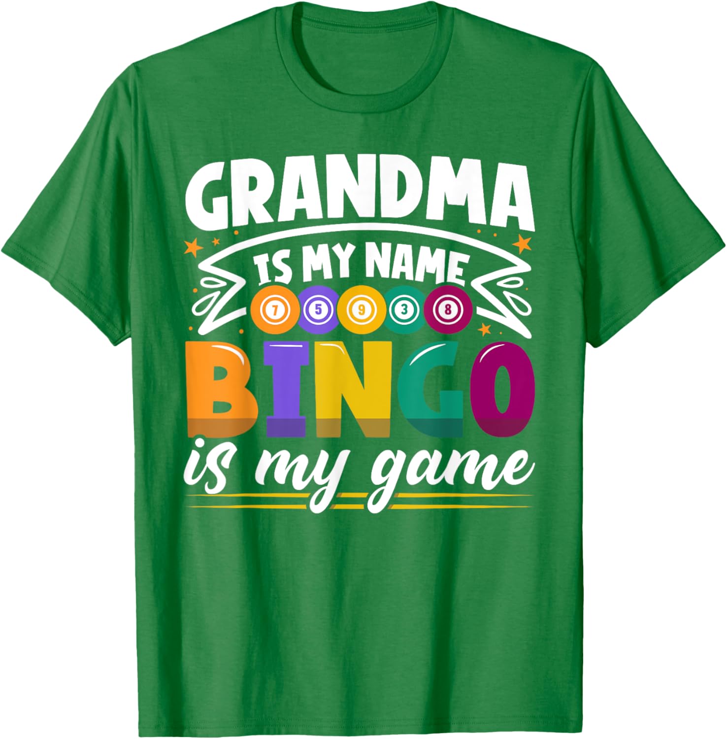 Funny Grandma Bingo Player T-Shirt for Bingo Lovers and Grandkids - 16