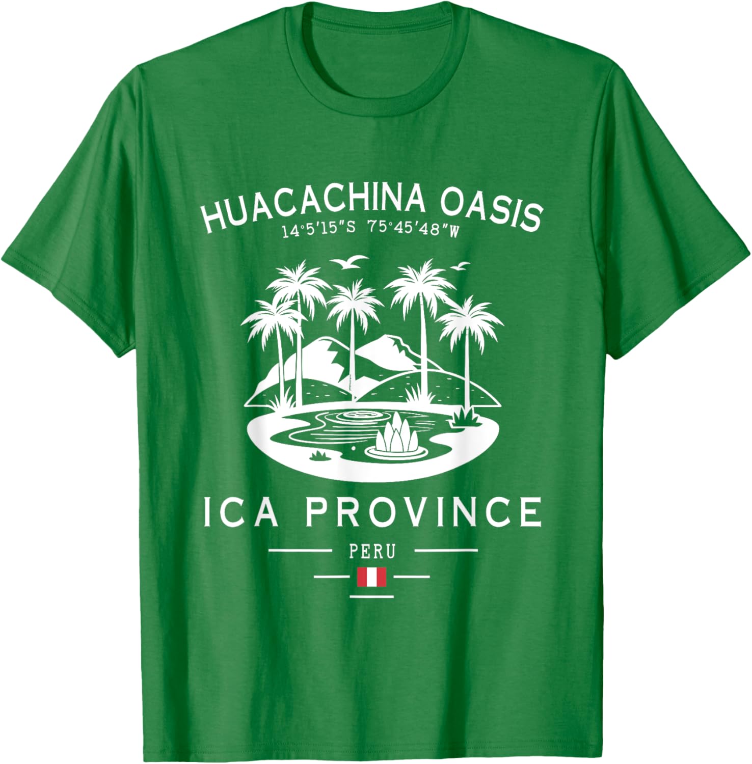 Huacachina Oasis T-Shirt Perfect for Adventure Lovers in the Peruvian Desert - 1