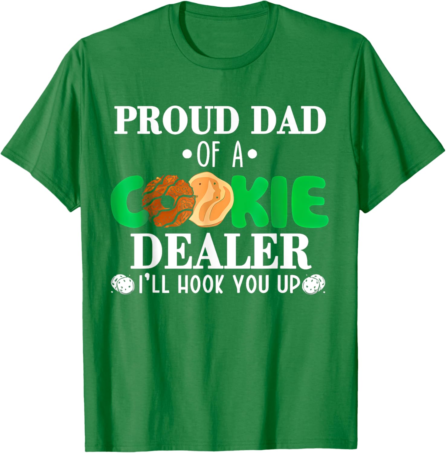 Proud Dad of a Cookie Dealer Troop Leader Birthday Party T-Shirt - 10