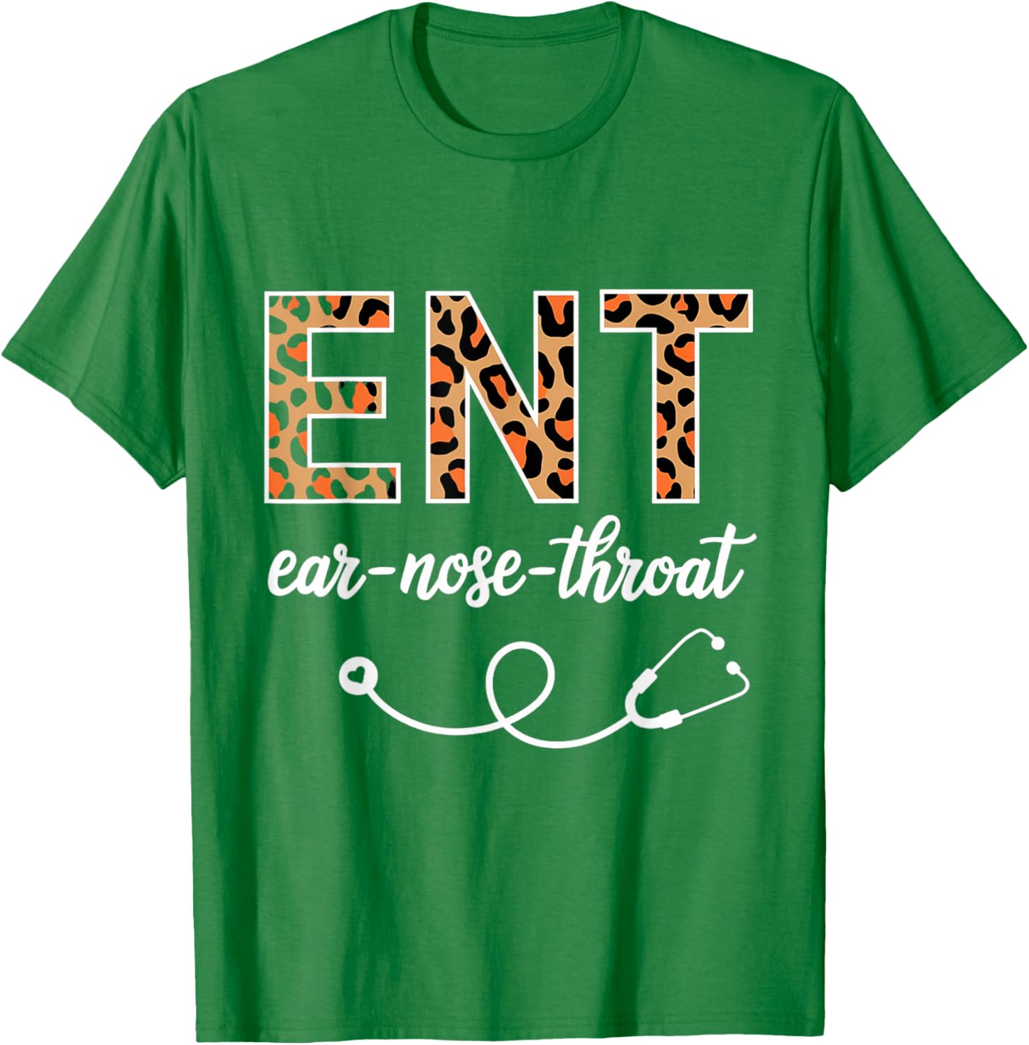 Leopard Print ENT T-Shirt for Otolaryngologists and Ear Nose Throat Lovers - 9
