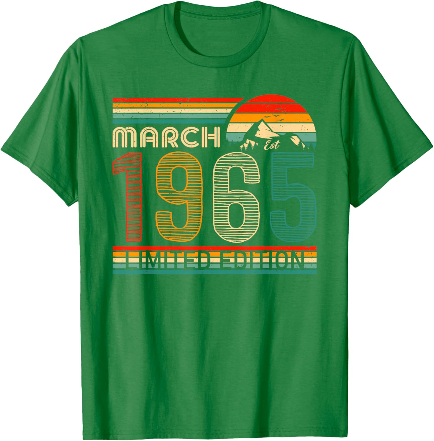 March 1965 Vintage Birthday T-Shirt Classic Design for Timeless Style - 16
