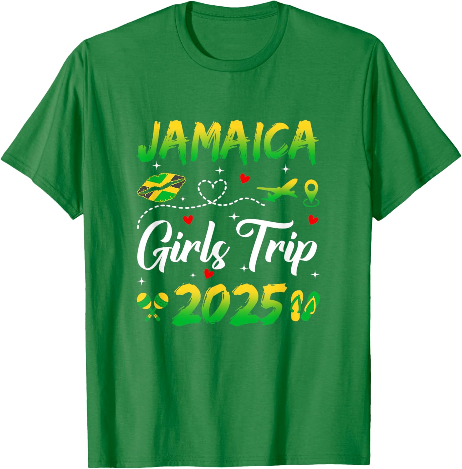 Jamaica Girls Trip 2025 Summer Matching T-Shirts for Fun Getaways - 14