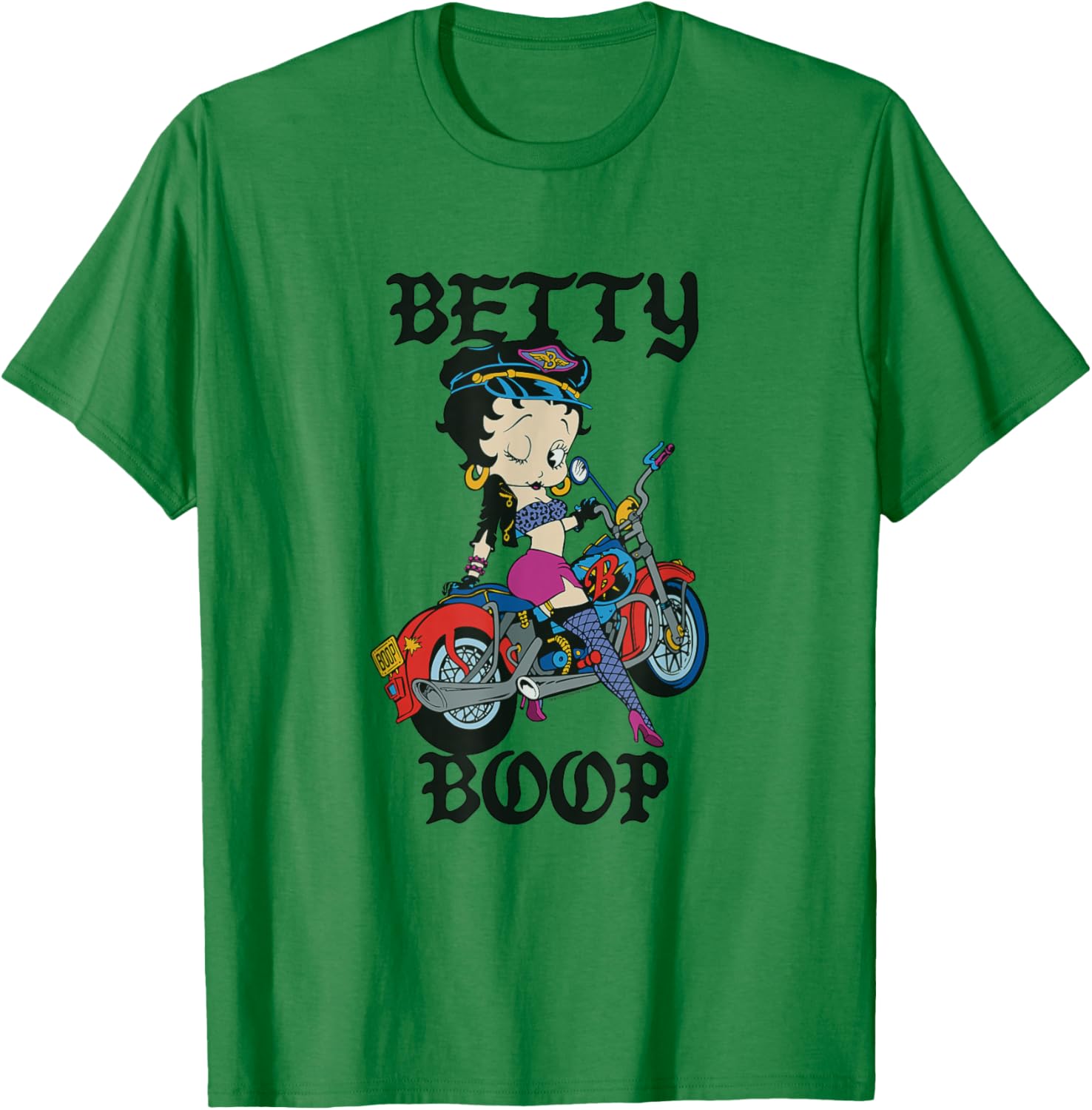 Betty Boop Vintage Biker Babe T-Shirt for Cool Retro Fashion Lovers - 15