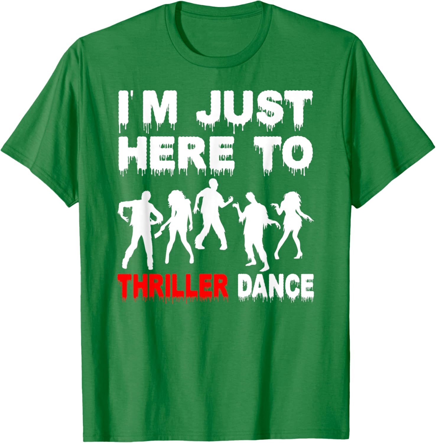 Funny Zombie Thriller Dance T-Shirt for Halloween Fun and Festivities - 24