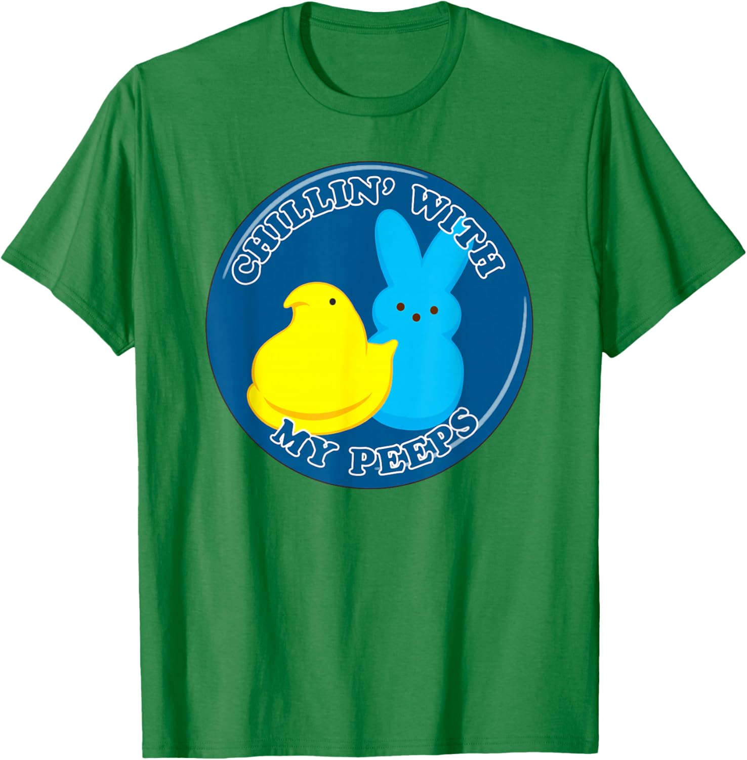 Peeps Easter Chillin' With My Peeps Classic Duo T-Shirt for Fun Celebrations - 3