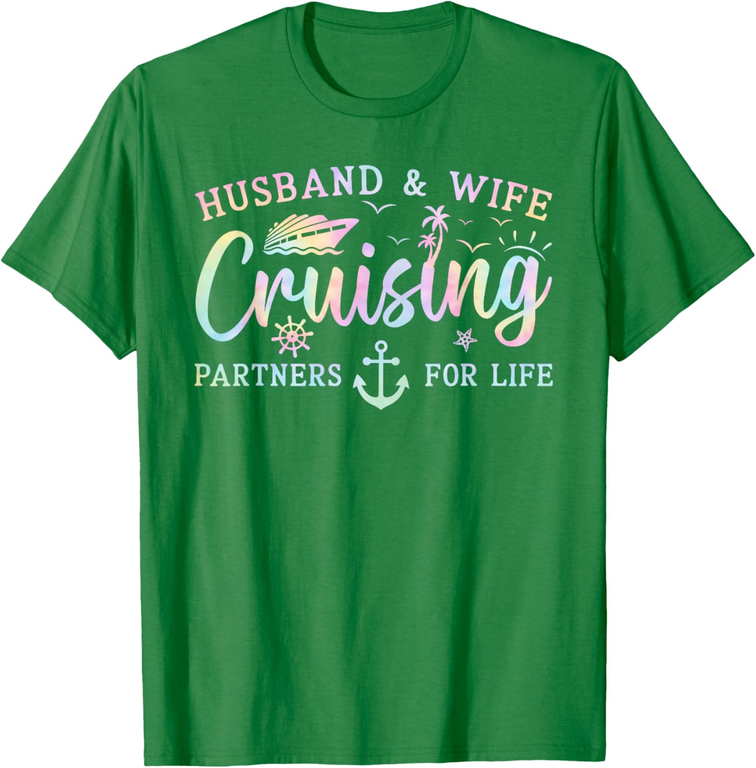 Matching Husband and Wife Cruise T-Shirt 2025 for Couples Adventure - 8