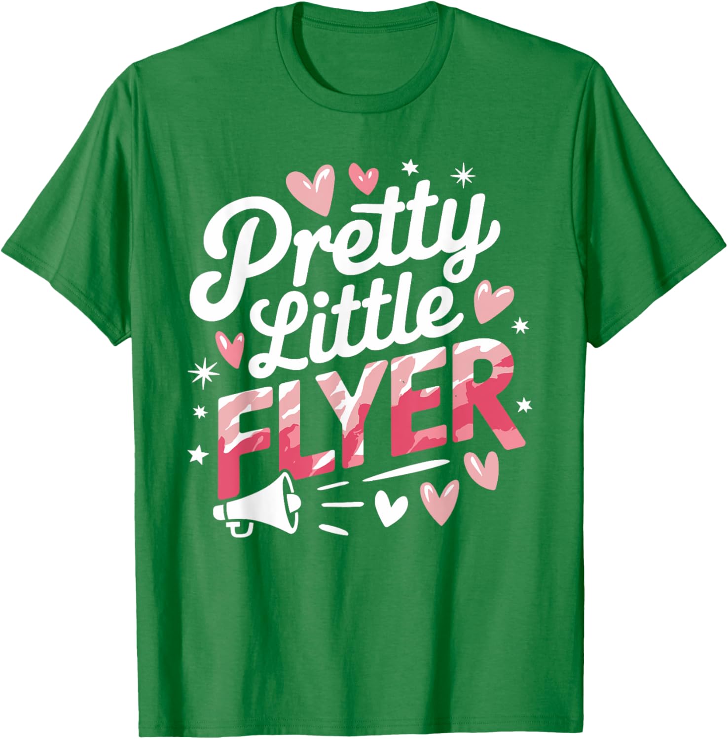 Pretty Little Flyer Cheerleader T-Shirt for Fans and Cheerleading Enthusiasts - 15
