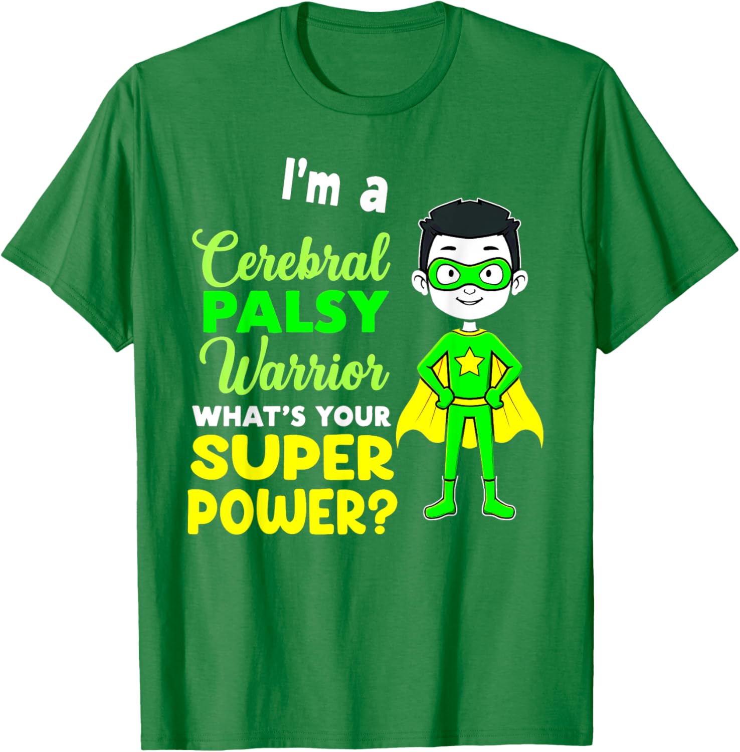 Kids Cerebral Palsy Warrior T-Shirt for Awareness and Support - 13