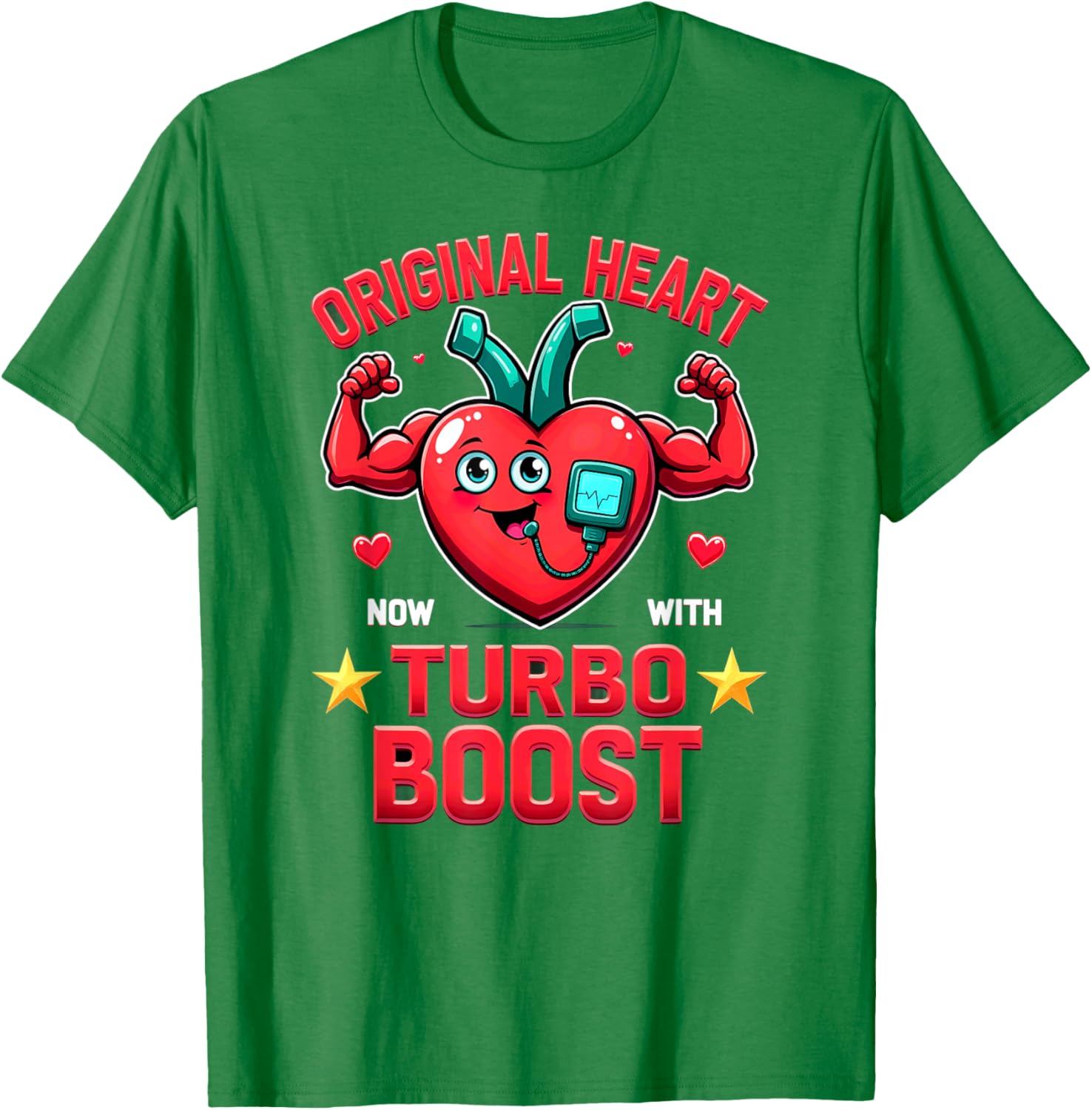 Original Heart Pacemaker Turbo Boost T-Shirt for Cardiac Health Lovers - 5