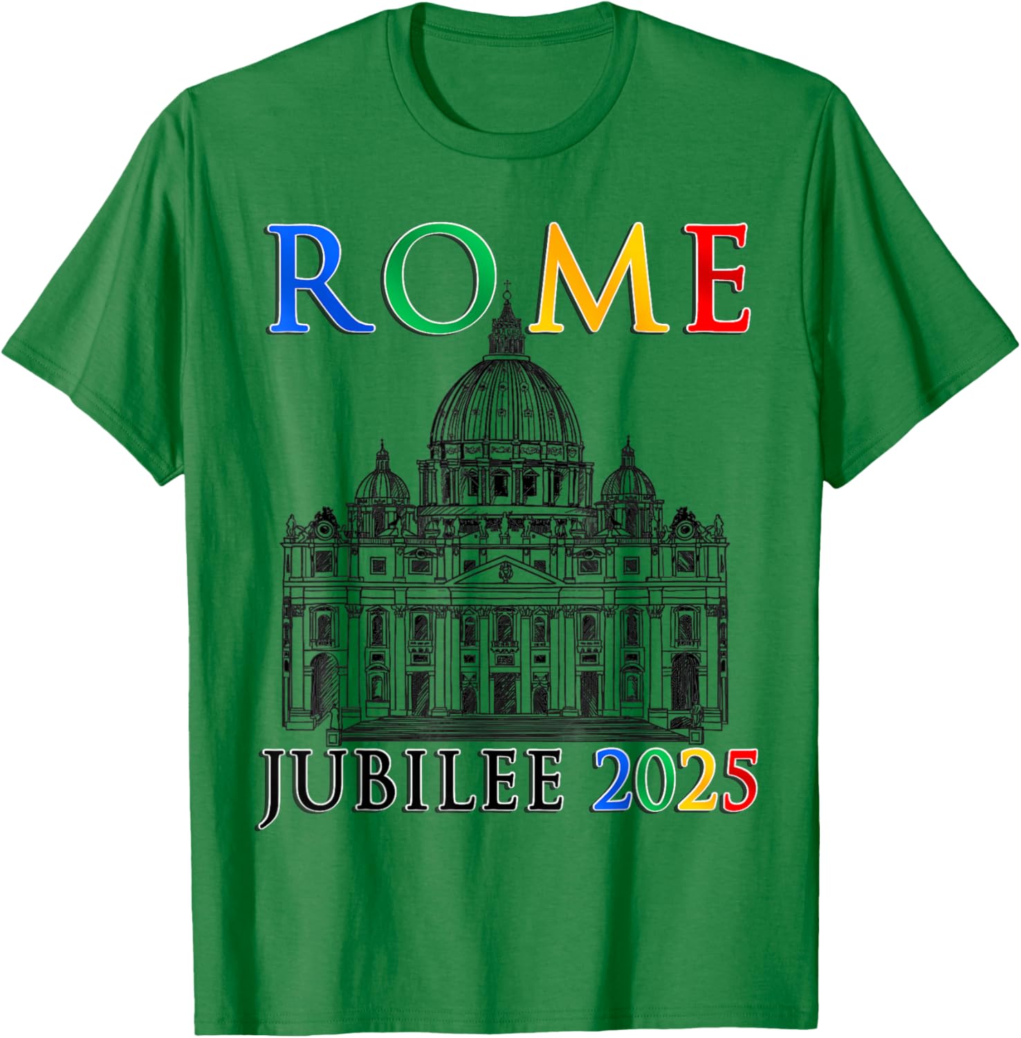 Rome Jubilee Pilgrims of Hope 2025 Vatican T-Shirt for Faithful Travelers - 19