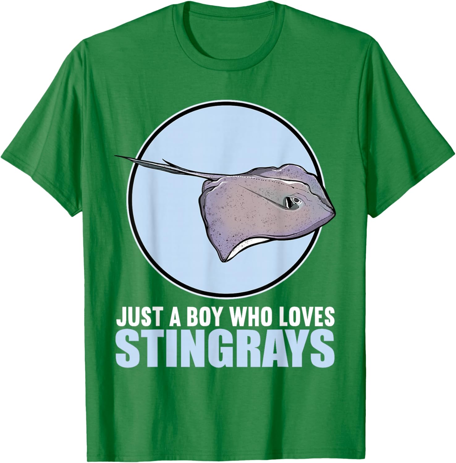 Just a Boy Who Loves Stingrays Cute Stingray T-Shirt for Kids - 6