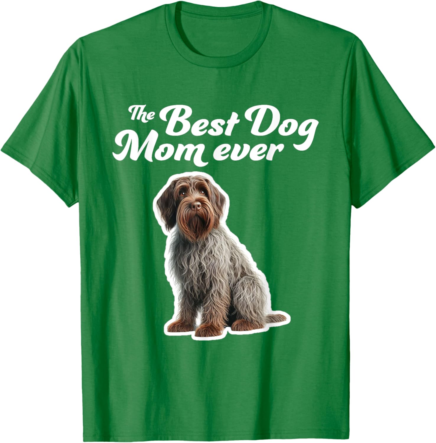 Best Dog Mom Ever T-Shirt for Wirehaired Pointing Griffon Lovers - 5