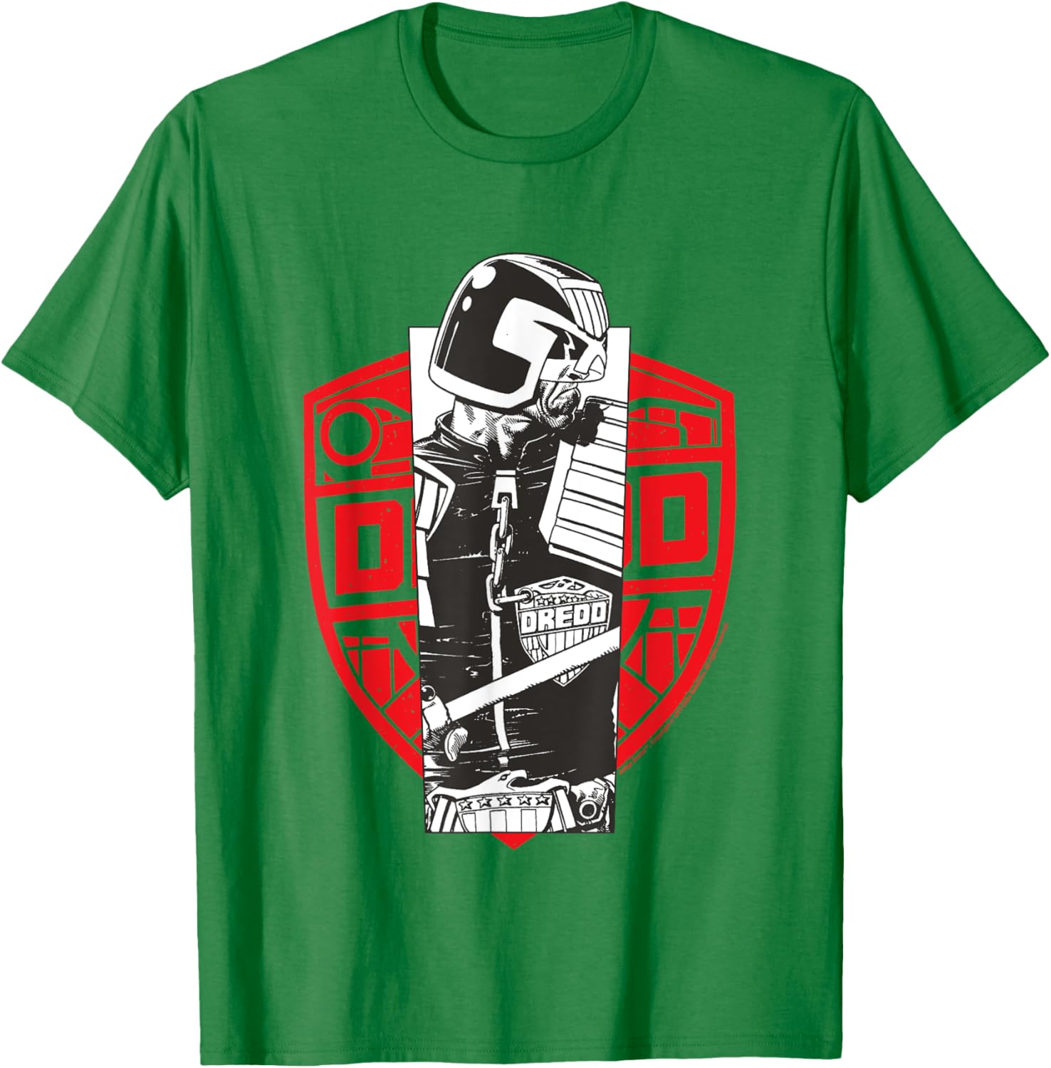 Judge Dredd Law Enforcer T-Shirt for Fans of 2000 AD Comics - 9