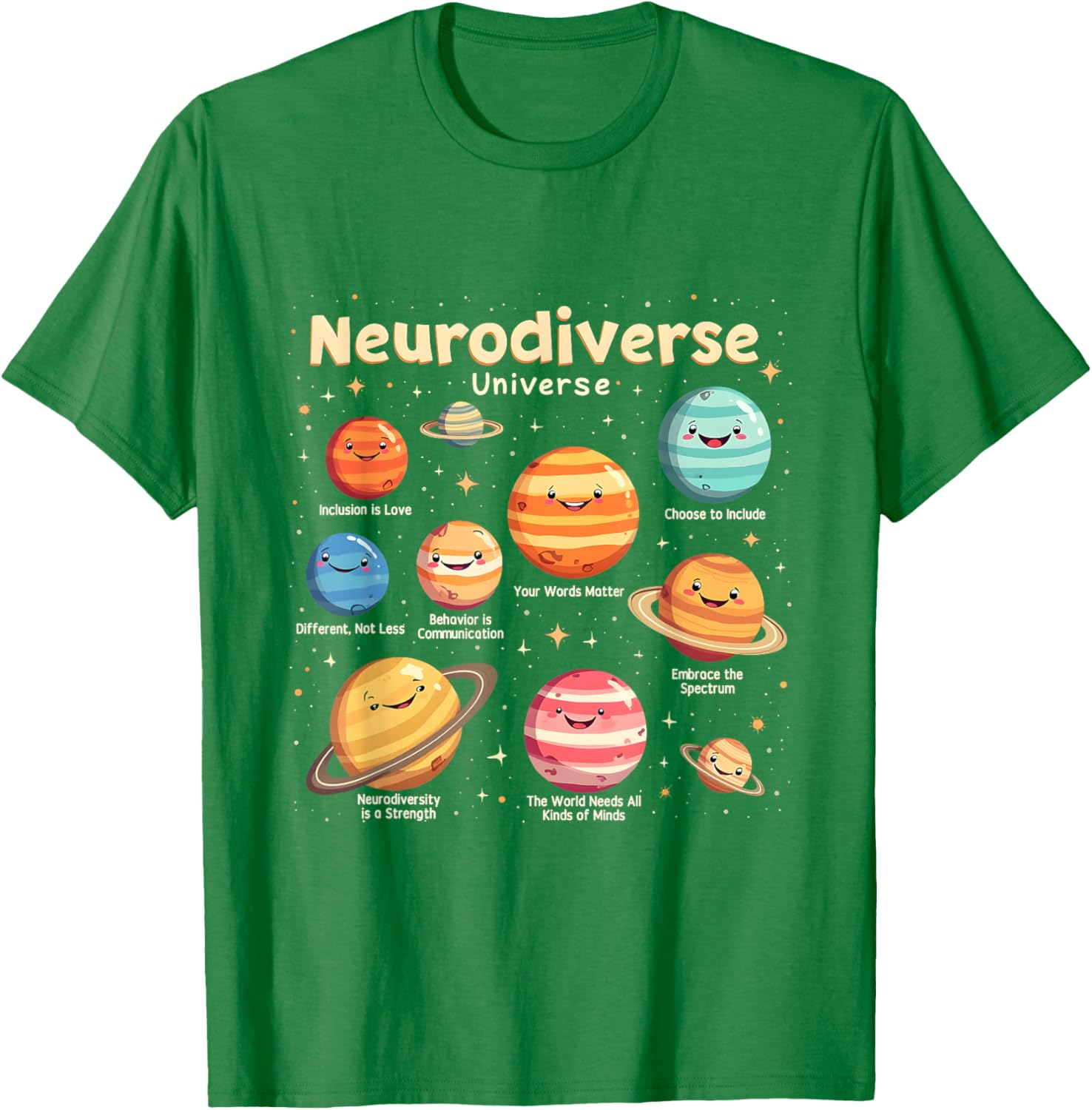 Neurodiverse Universe Autism Awareness T-Shirt - Celebrate Diversity in Style - 3