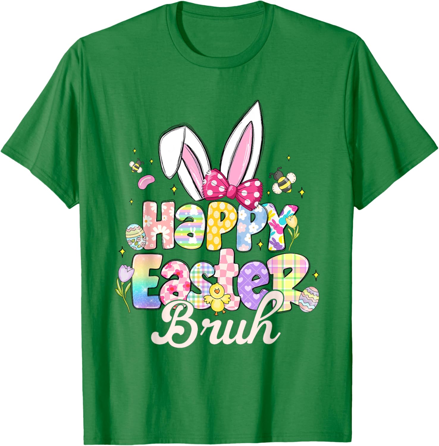 Funny Easter Bruh Meme T-Shirt for Bro Happy Spring Celebrations - 6