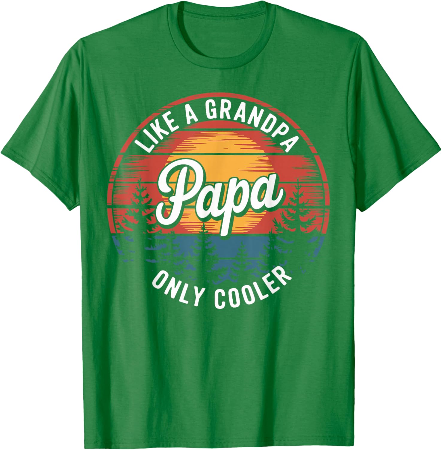 Cool Funny Dad T-Shirt Papa Like A Grandpa Definition Gift for Fathers - 5