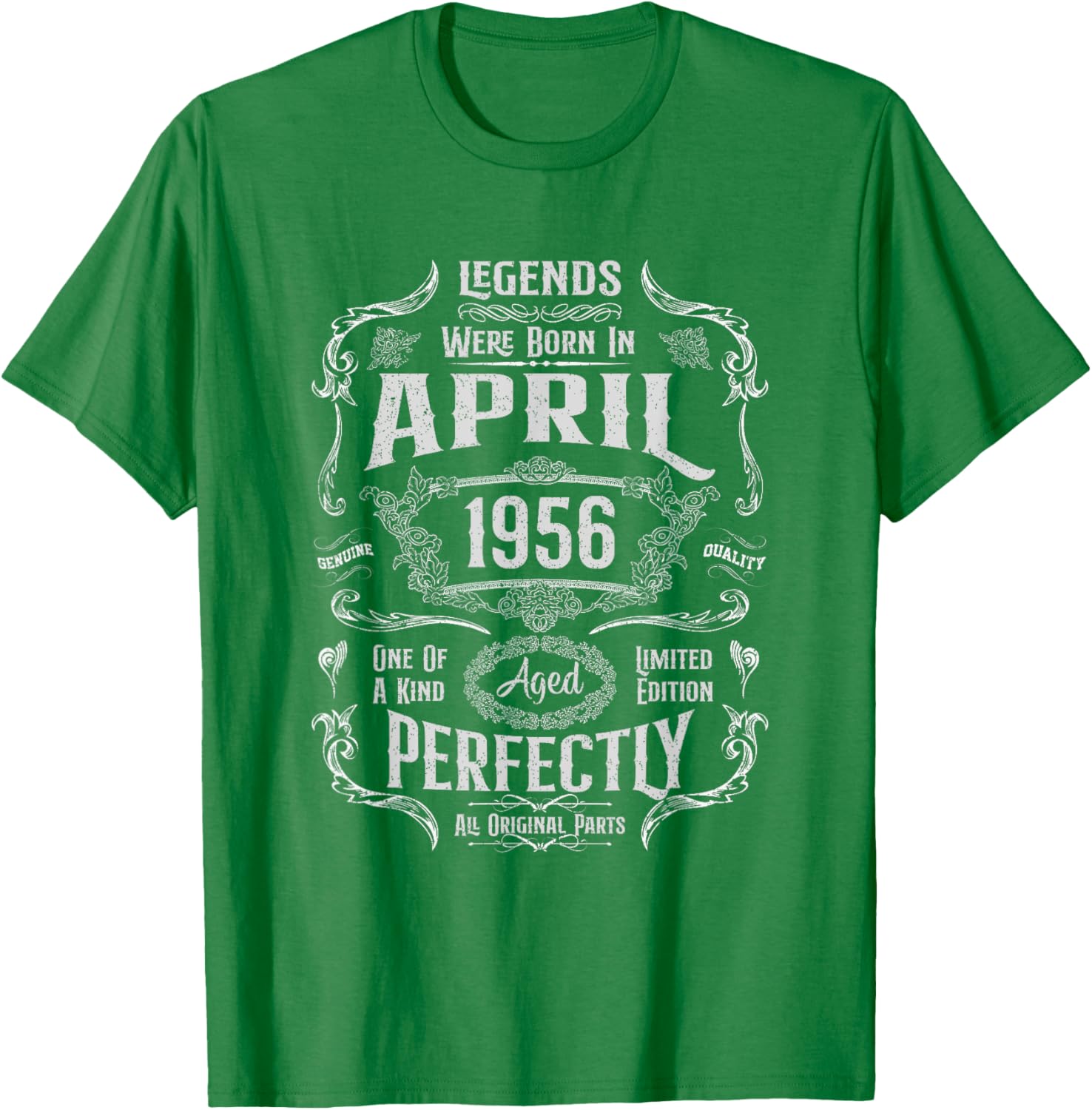 Vintage 69th Birthday Legends April 1956 T-Shirt for Memorable Celebrations - 13