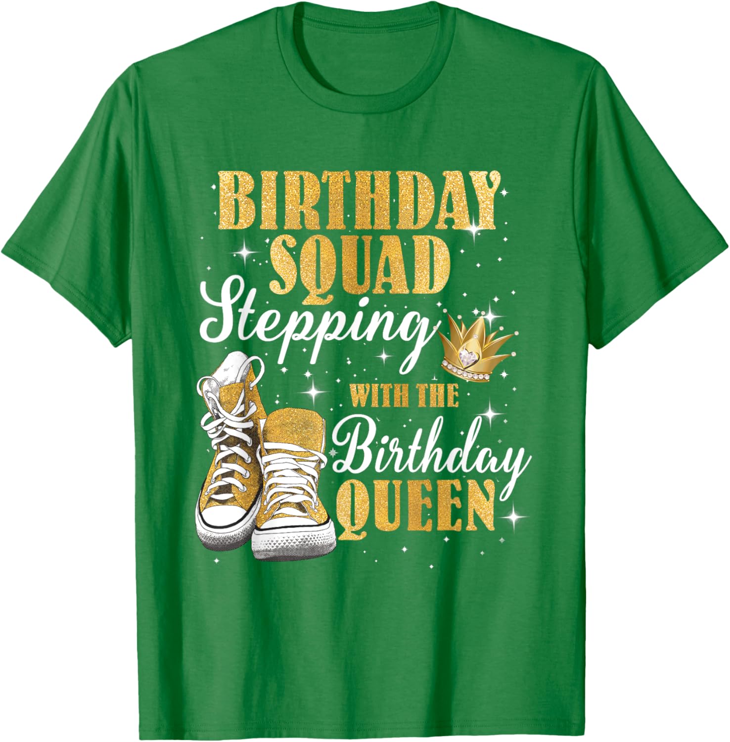Birthday Queen T-Shirt with Diamond Crown for Celebrating in Style - 19