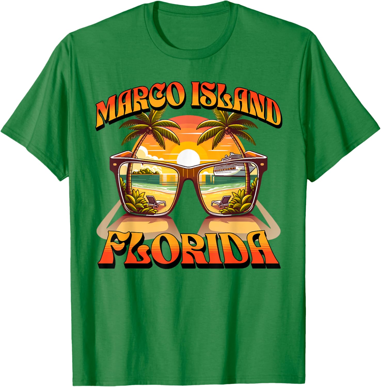 Marco Island T-Shirt for Casual Wear - Unique Island Style Apparel - 18