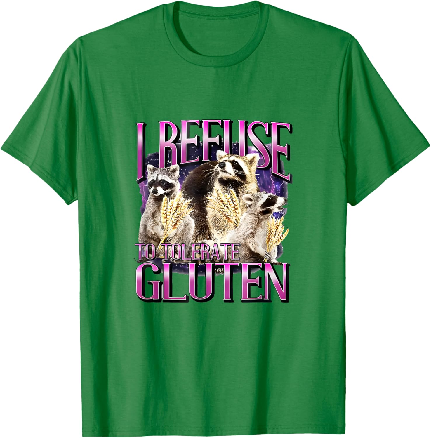 I Refuse To Tolerate Gluten T-Shirt Fun Gluten-Free Apparel - 7