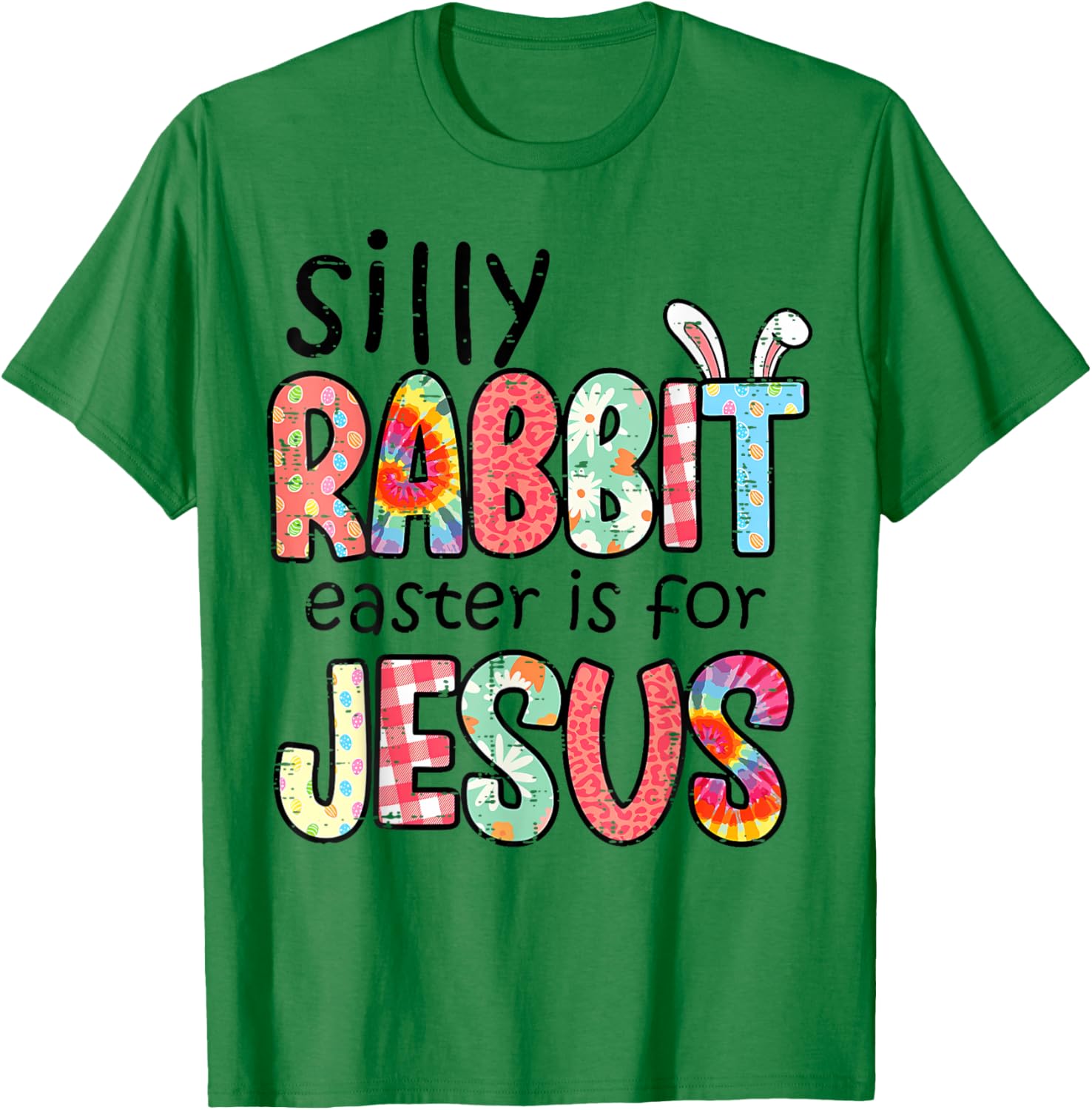 Silly Rabbit Easter T-Shirt for Jesus – Fun Religious Tee for Kids & Adults - 14