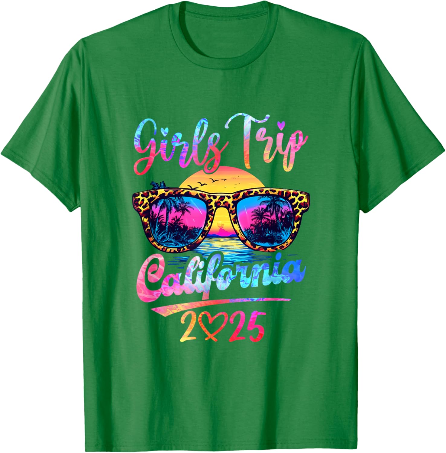 Girls Trip California 2025 Matching Summer Vacation T-Shirt for Women - 4