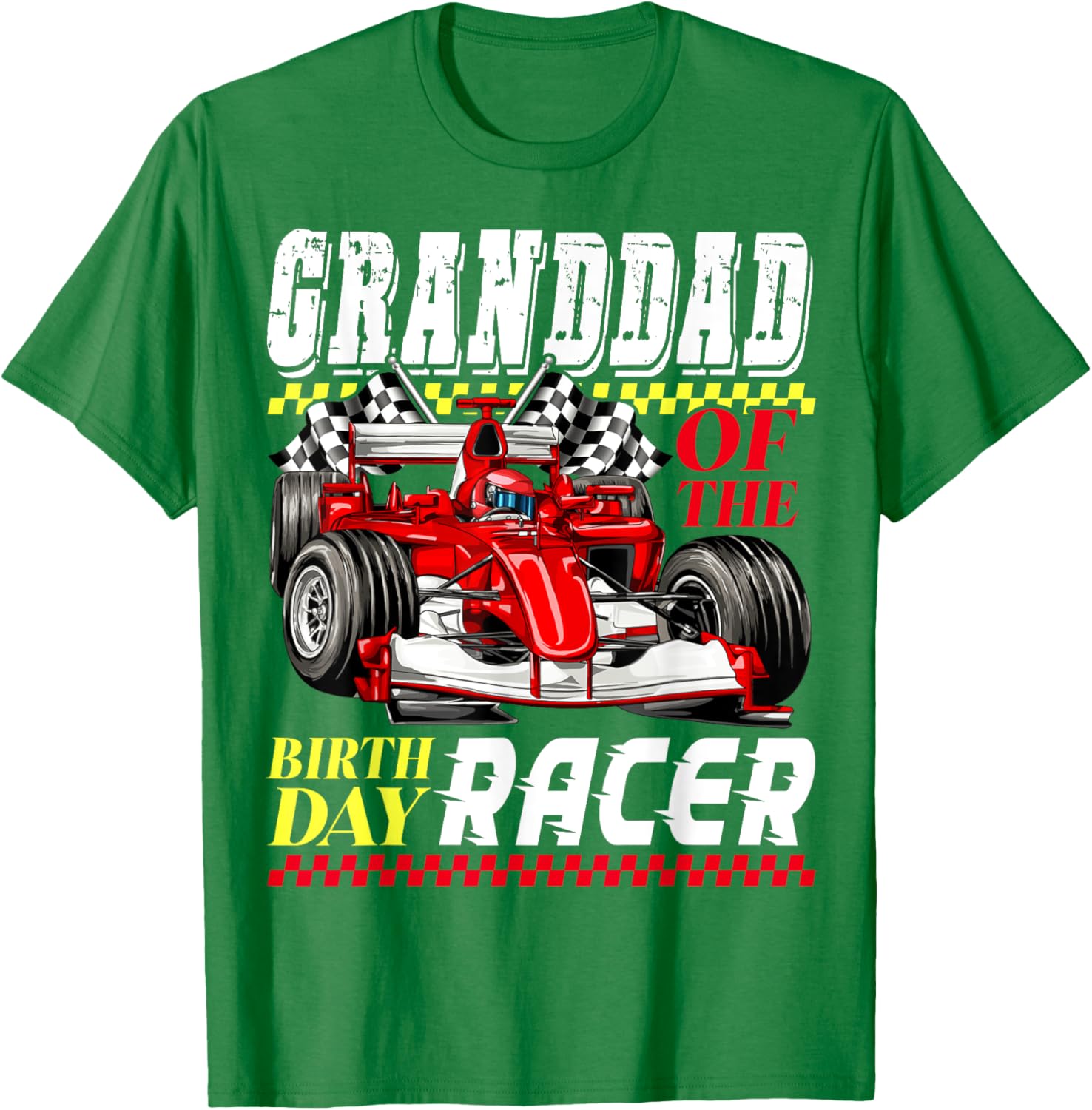 Race Car Party Granddad T-Shirt Perfect for Birthday Racer Fans - 10