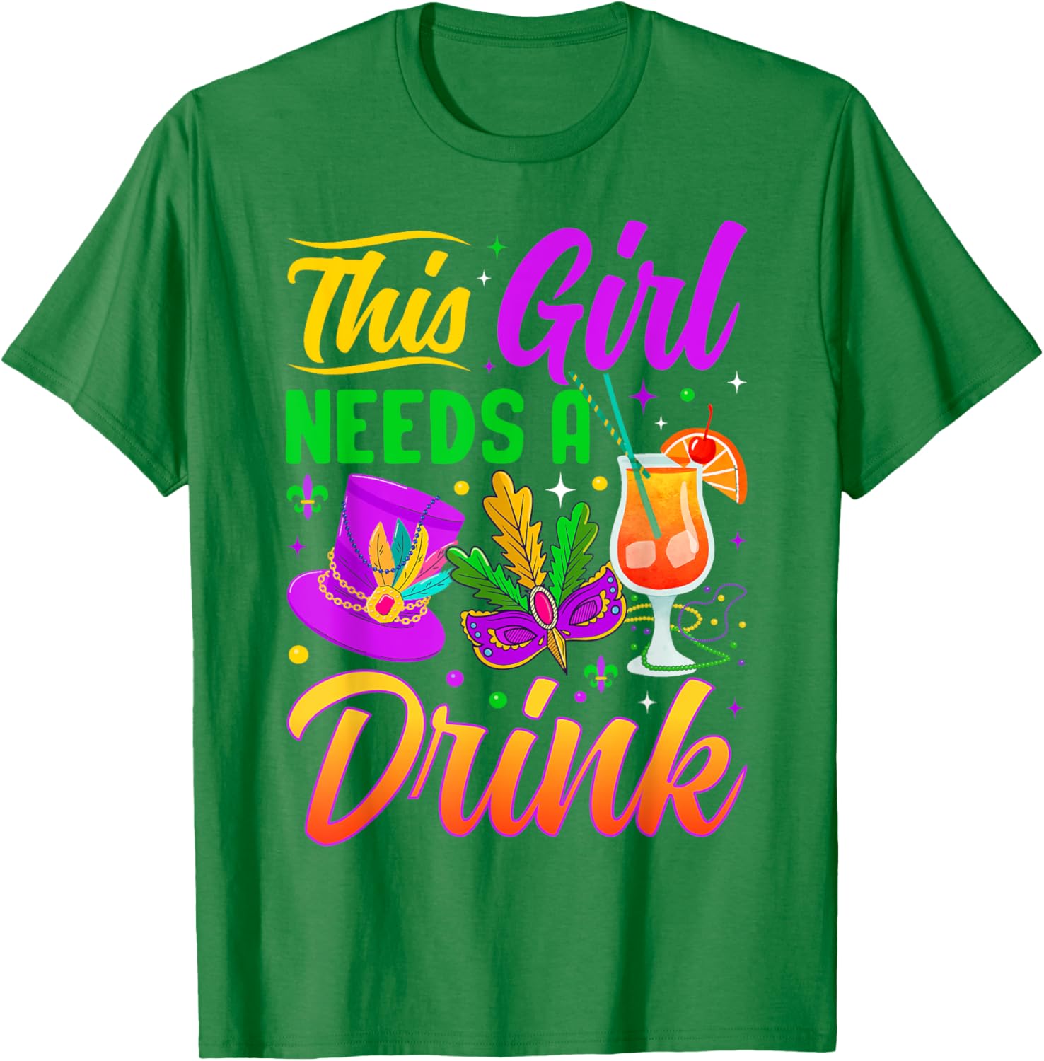 This Girl Needs A Drink Funny T-Shirt for Women - Casual Wear - 17