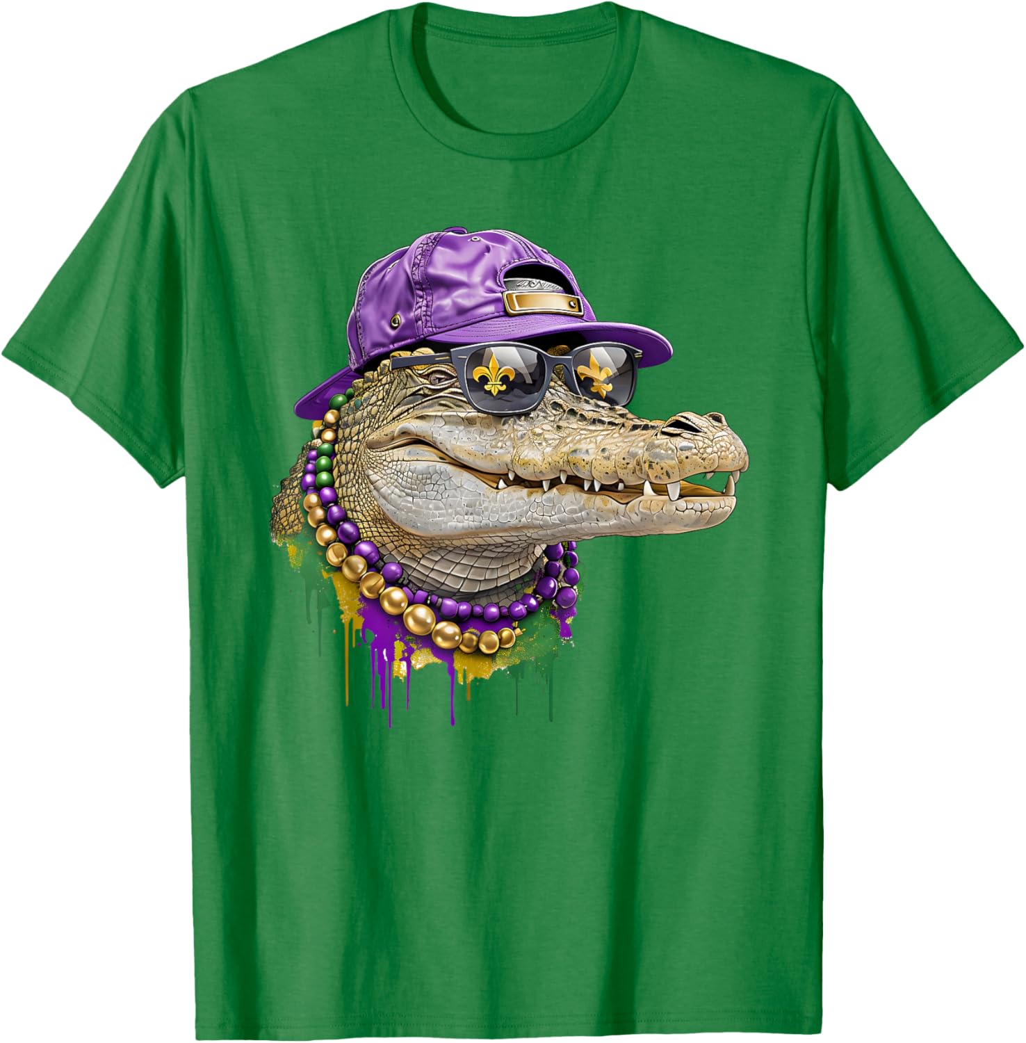 Mardigator Alligator Costume T-Shirt for Mardi Gras Fun for Everyone - 14