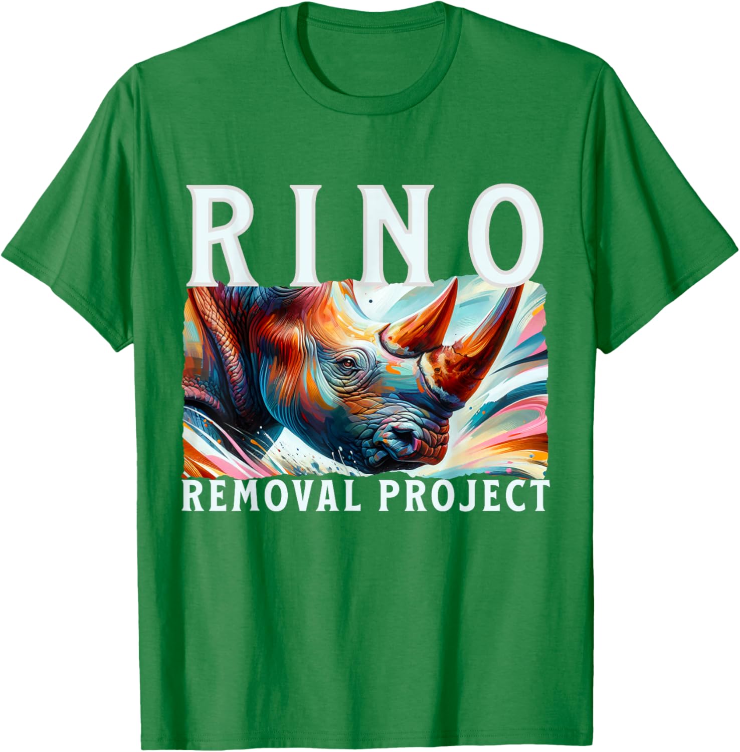 RINO Removal Project Satire T-Shirt for Republican Politics Enthusiasts - 9
